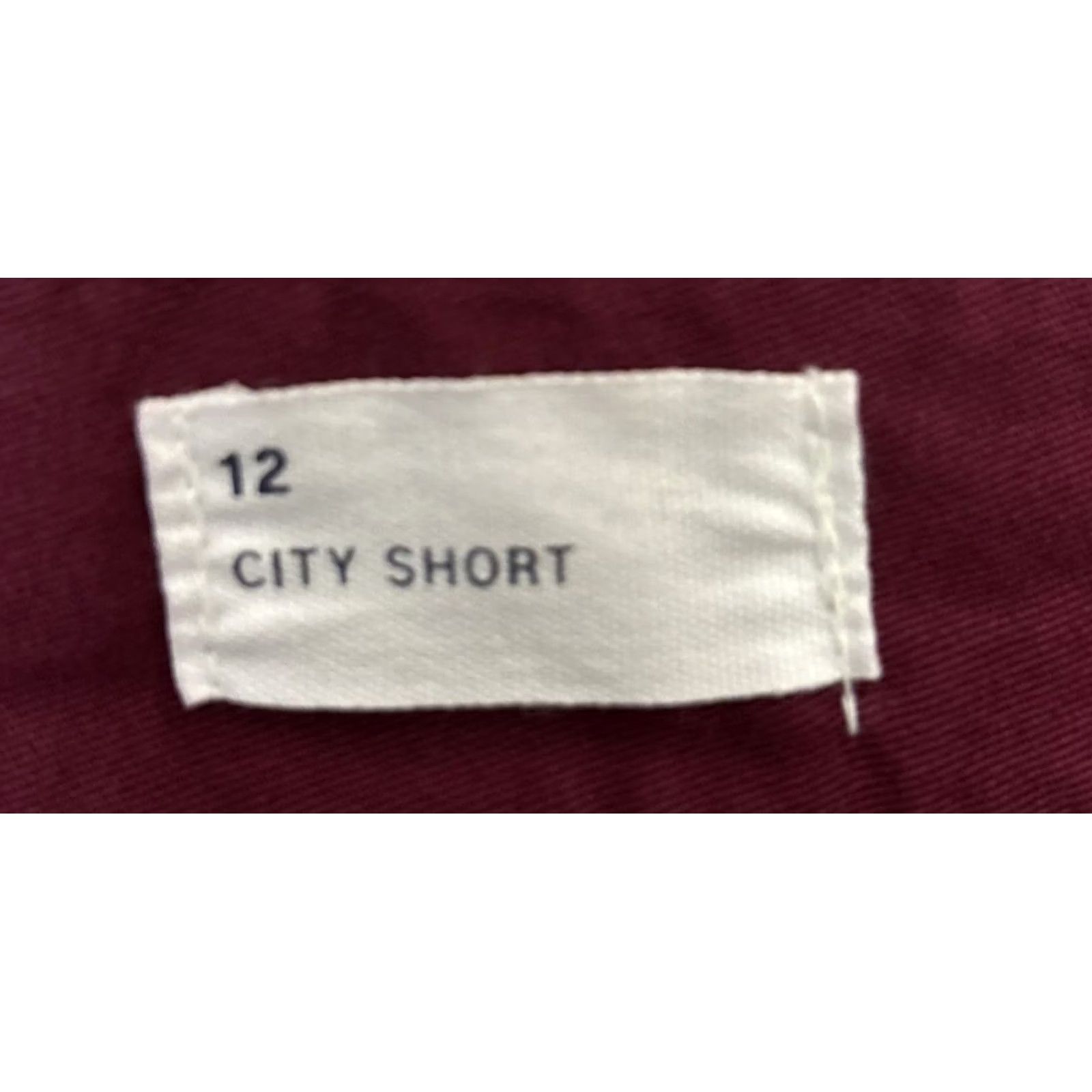 Gap GAP City Shorts Shirt? 12 Purple Mid Rise 34x3 Pockets Stretch 3 Inseam Regular Women Black? Size 34" / US 12 / IT 48 - 4 Thumbnail
