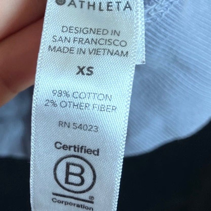Athleta Athleta Womens Sweatshirt Purple Ombre Crew Neck Pullover Cotton Blend XS Size XS / US 0-2 / IT 36-38 - 7 Thumbnail