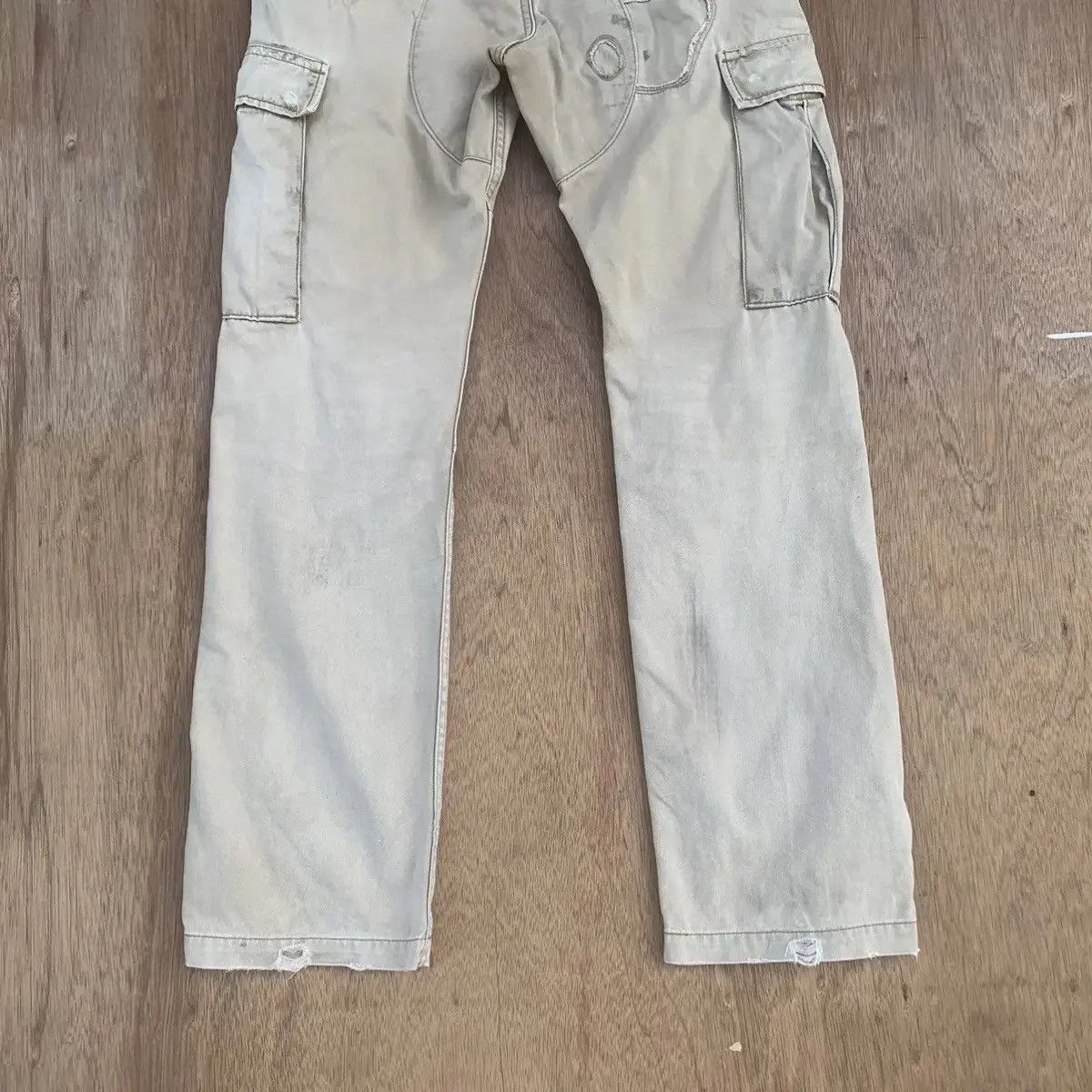 Vintage RUSTY DIRTY ‼️ VINTAGE BIG JOHN TROUSERS FADED COMBAT CARGO Size US 34 / EU 50 - 16 Thumbnail