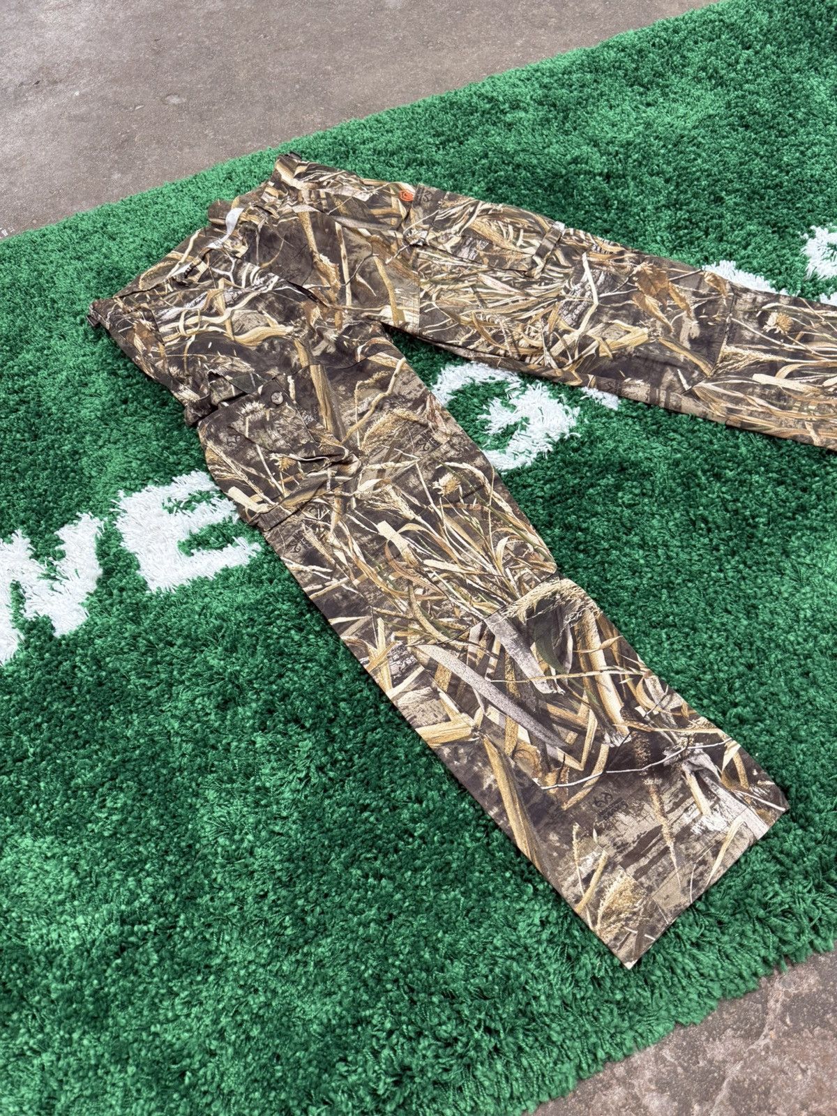 Vintage Vintage "Game Winner " Camo Leaf Cargo Pants Large Mossy oak Size US 34 / EU 50 - 2 Thumbnail