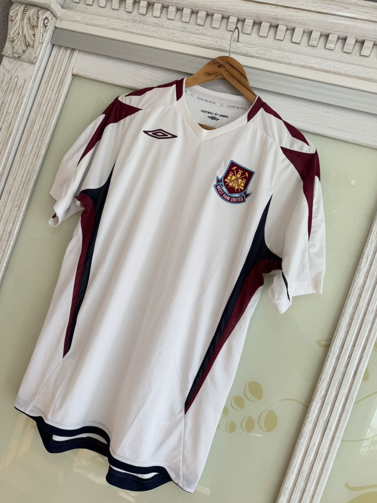 Umbro × Vintage West Ham United 2007-2008 Soccer Jersey Football Kit Shirt Size US XL / EU 56 / 4 - 3 Thumbnail