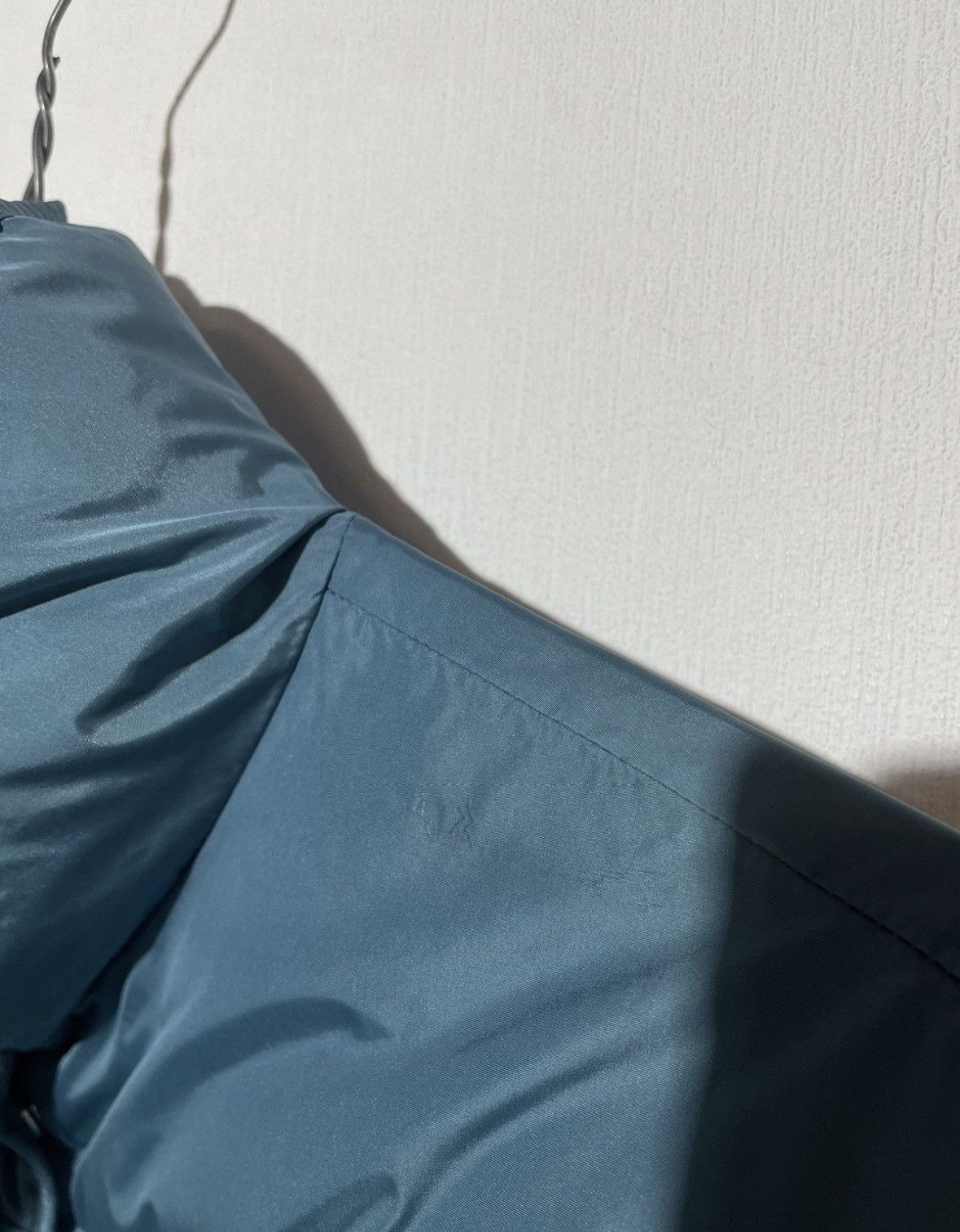 Acne Studios Acne Studios Oliviera Tech Nylon Down Coat In Blue Size S / US 4 / IT 40 - 17 Thumbnail