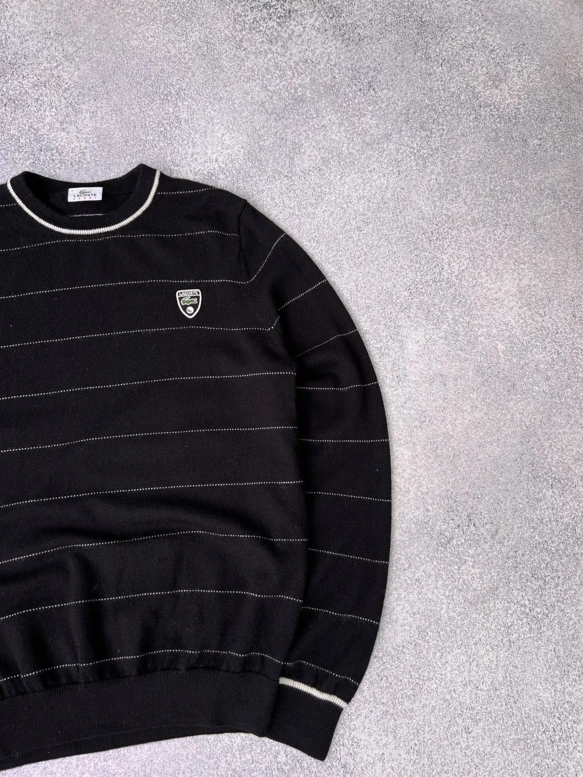 Lacoste × Vintage Vintage Lacoste Sport Striped Sweater Size US M / EU 48-50 / 2 - 4 Thumbnail