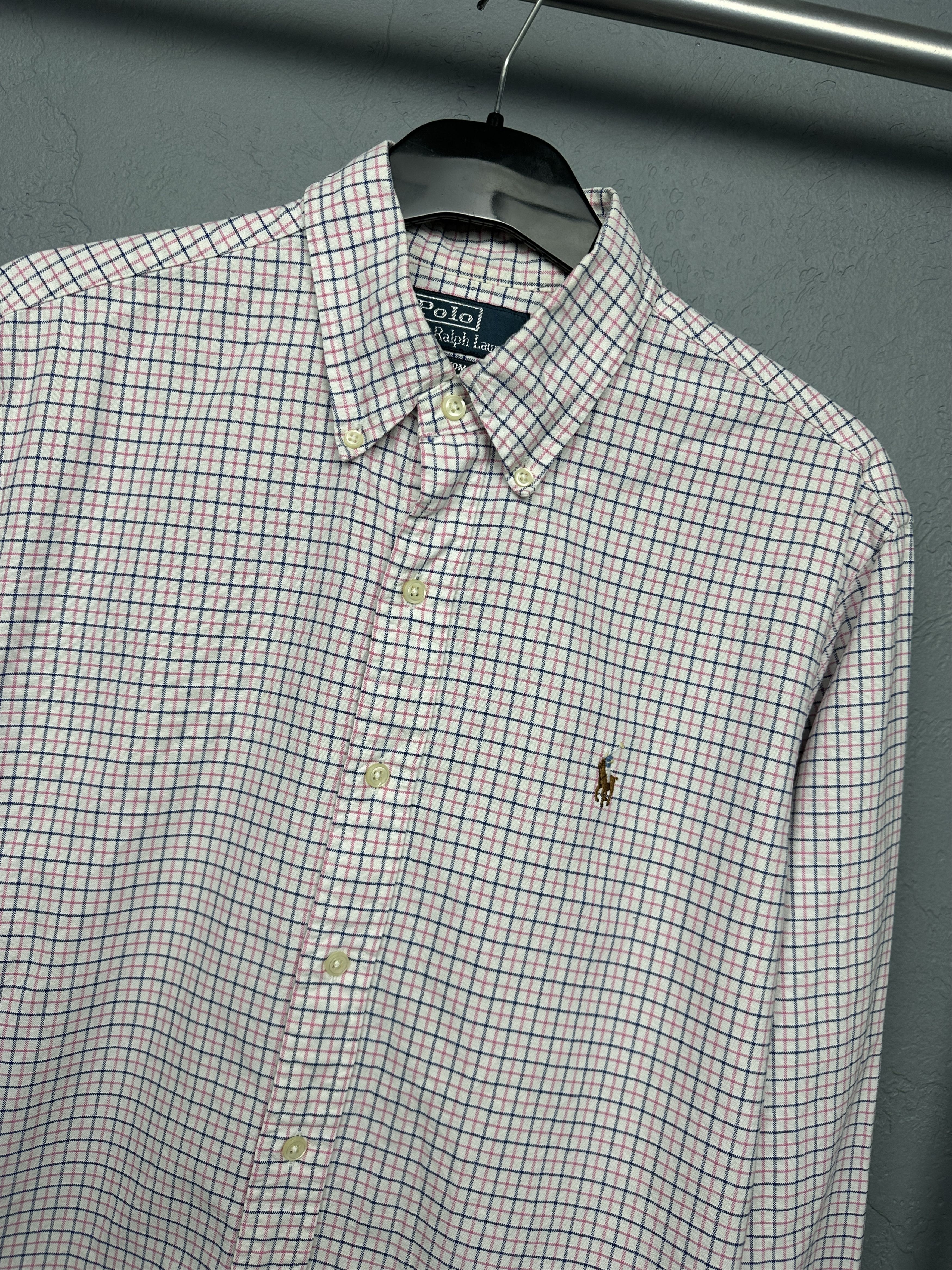 Polo Ralph Lauren Polo Ralph Lauren Vintage Mens Long Sleeve Shirt Size US M / EU 48-50 / 2 - 2 Thumbnail