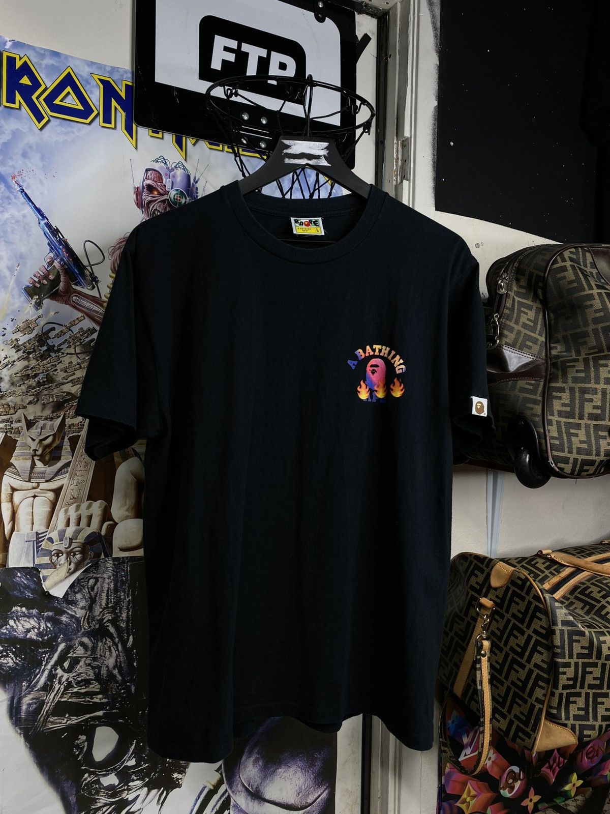 A Bathing Ape Emoji Bape Head T-Shirt Size Fits Medium