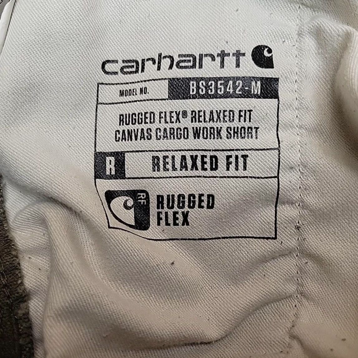 Carhartt Carhartt Cargo Shorts Men 33 Green Rugged Flex Relaxed Fit Canvas Cargo Workwear Size US 33 - 6 Thumbnail