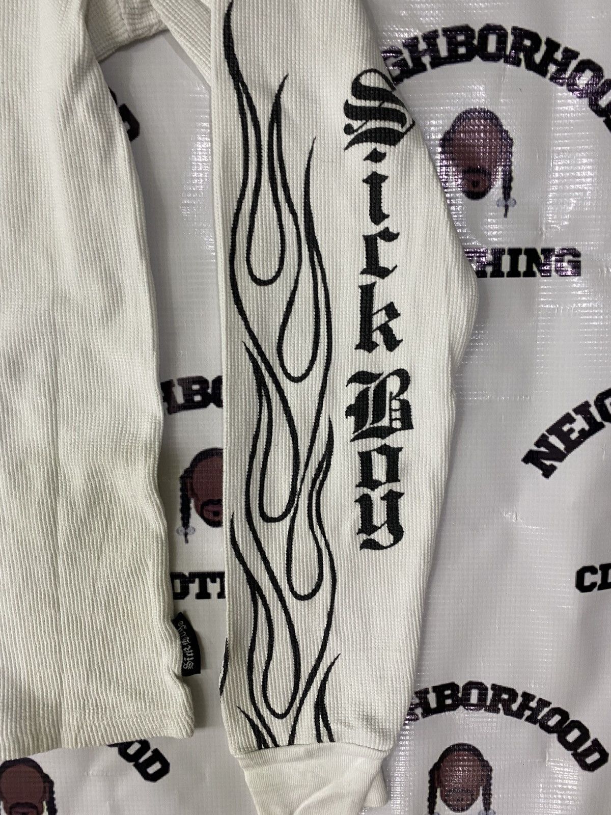 Vintage SICKBOY MOTORCYCLES VINTAGE THERMAL TEE. Size US L / EU 52-54 / 3 - 3 Thumbnail
