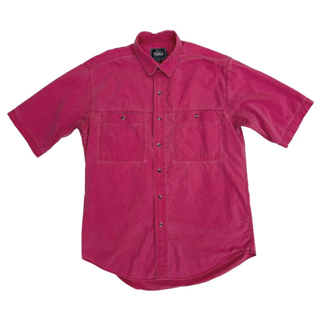 Woolrich Woolen Mills Woolrich 1990 90s Vintage Faded Red Cotton Denim L/S Shirt Size US M / EU 48-50 / 2 - 1 Thumbnail