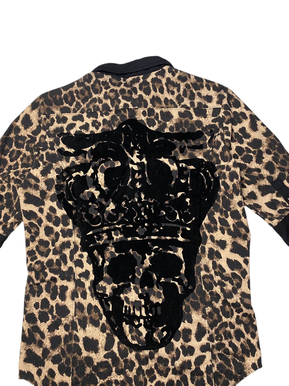 Hysteric Glamour 2000's Roshell Leopard Pattern Skull Shirts Size US M / EU 48-50 / 2 - 7 Thumbnail