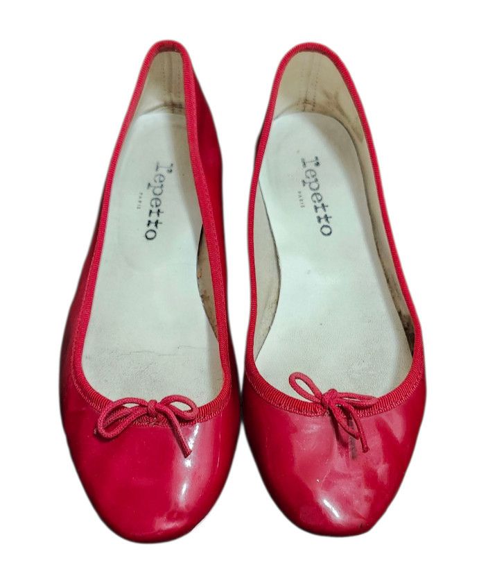 Repetto Repetto Cendrillon ballet Red Enamel Limited Edition 39 EU Size US 9 / IT 39 - 2 Thumbnail