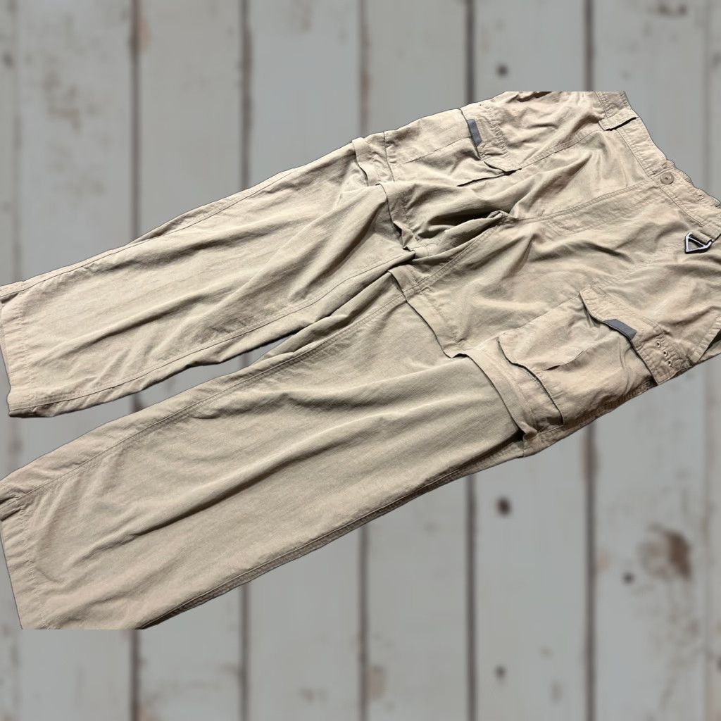 Vintage VINTAGE Columbia Mens Cargo Pants Windbreaker 2XL Olive Lightweight Convertible 30" Fall Winter Outdoor Size US 39 - 1 Thumbnail