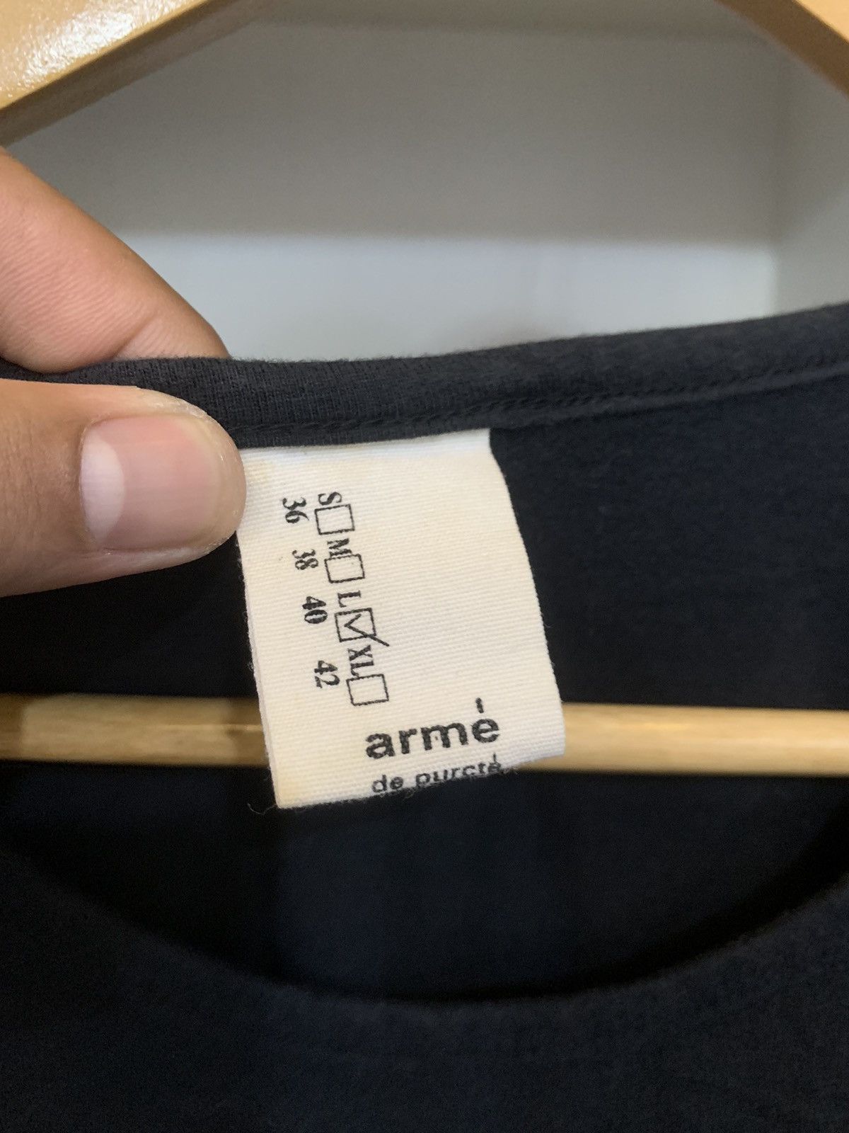 Issey Miyake × Japanese Brand × mercibeaucoup Mercibeaucoup black tee for women’s Size L / US 10 / IT 46 - 5 Thumbnail