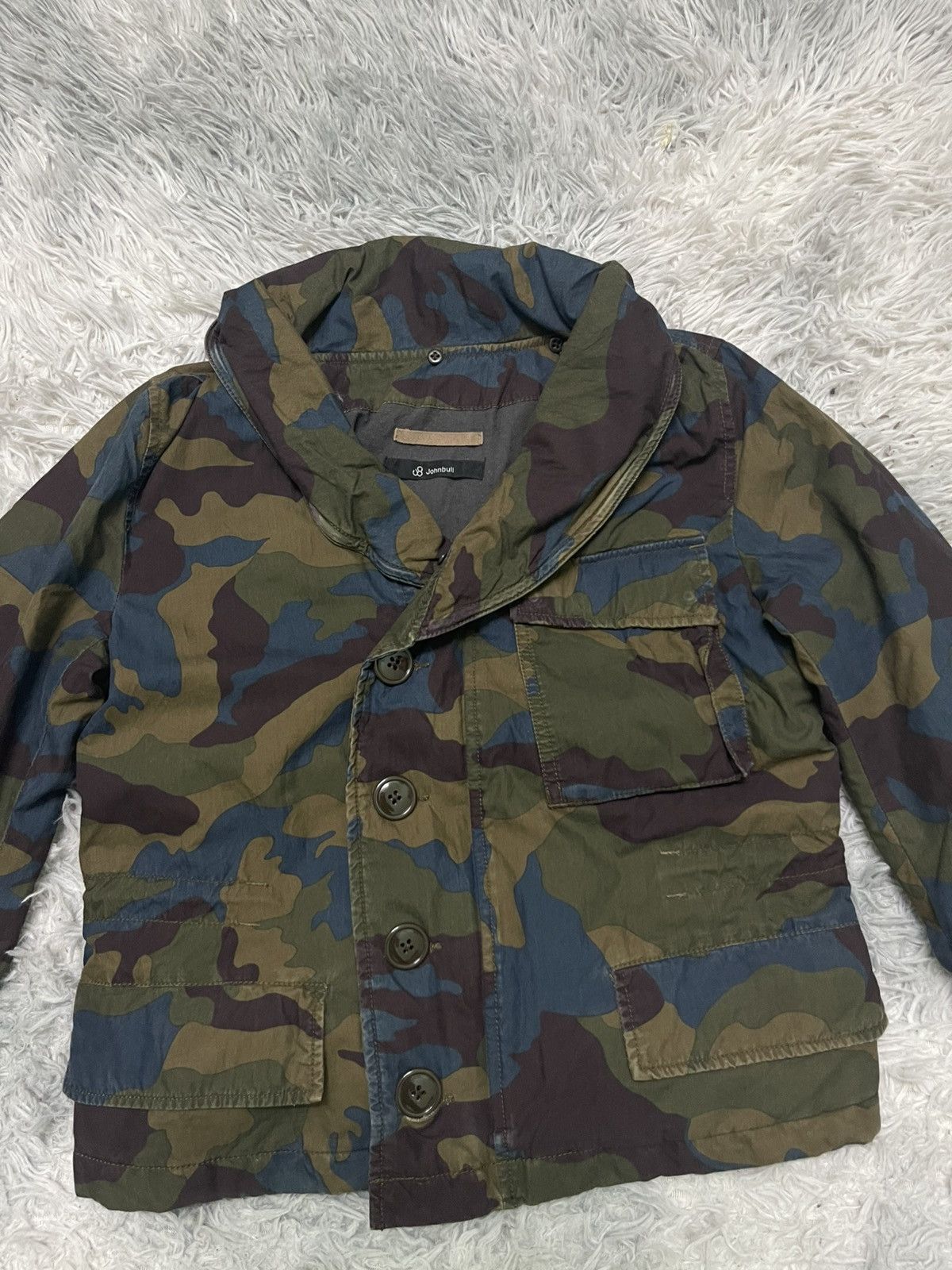 Japanese Brand 2000s JOHN BULL CAMO LIGHT JACKET RARE Size M / US 6-8 / IT 42-44 - 5 Thumbnail