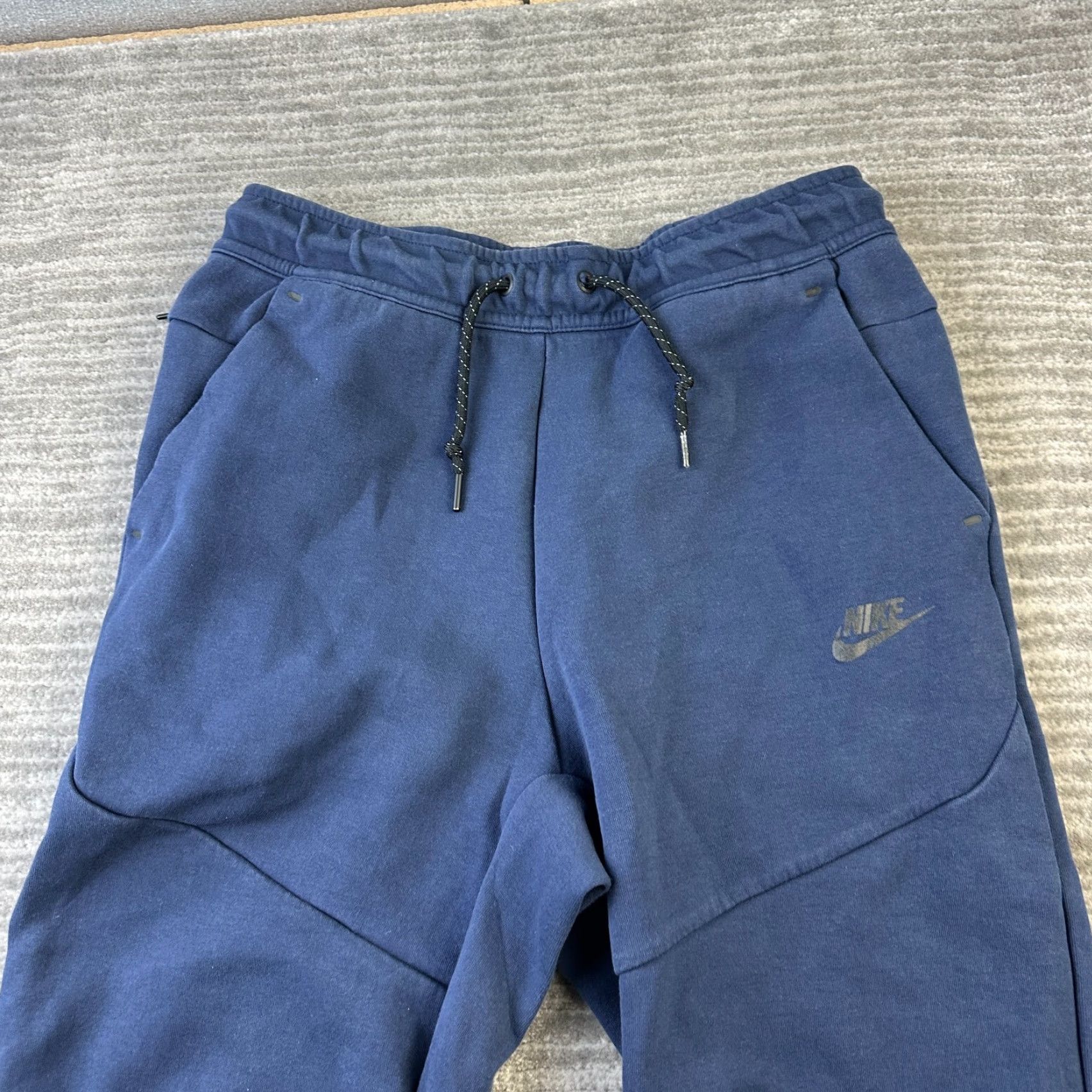 Nike Nike Tech Fleece Pants Mens Small Blue Jogger Slim Inseam 25 in Tapered CU4495-410 Size US 28 / EU 44 - 3 Thumbnail