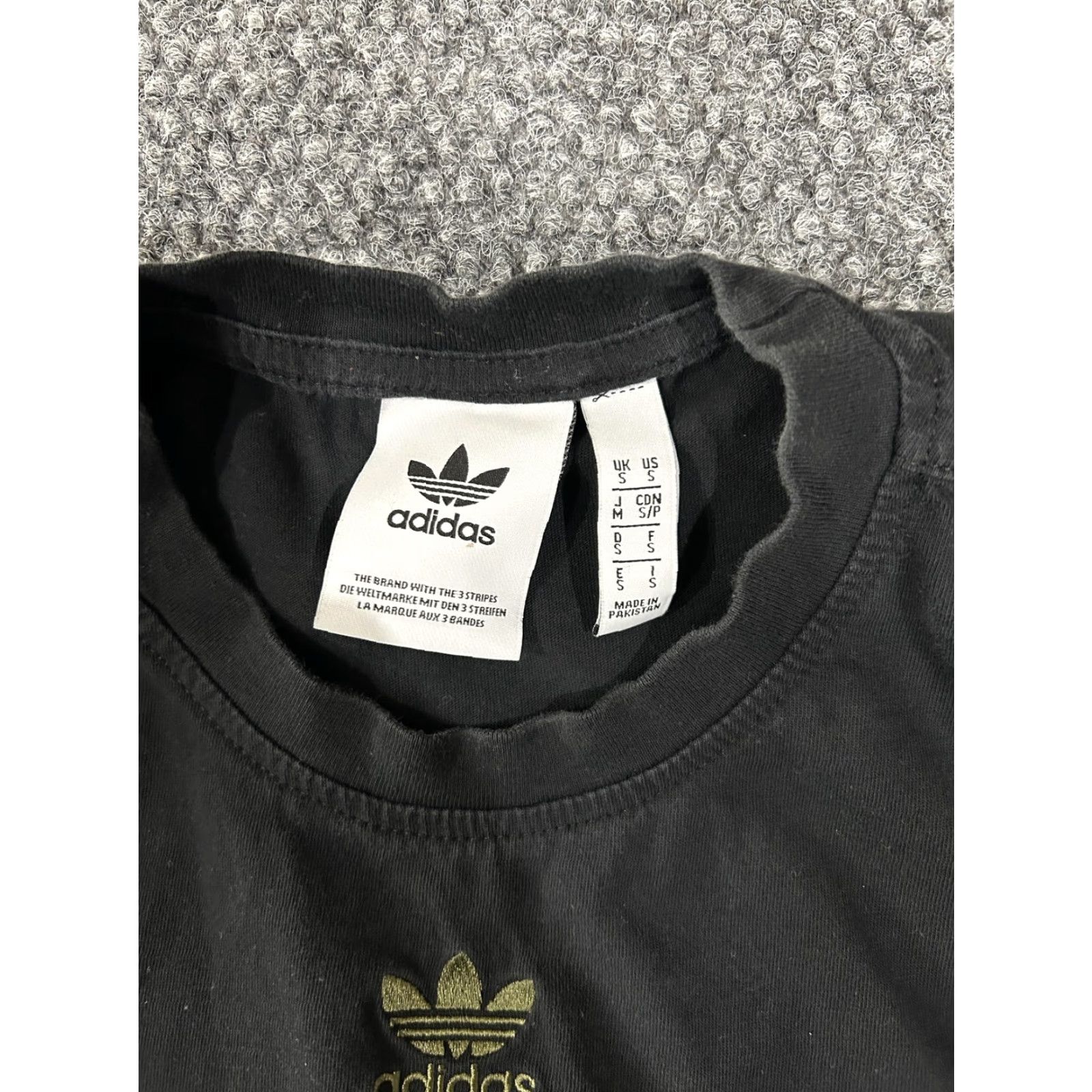 Adidas Adidas Shirt Mens Small Green Camo Trefoil Logo Colorblock Tee T-Shirt Size US S / EU 44-46 / 1 - 3 Thumbnail