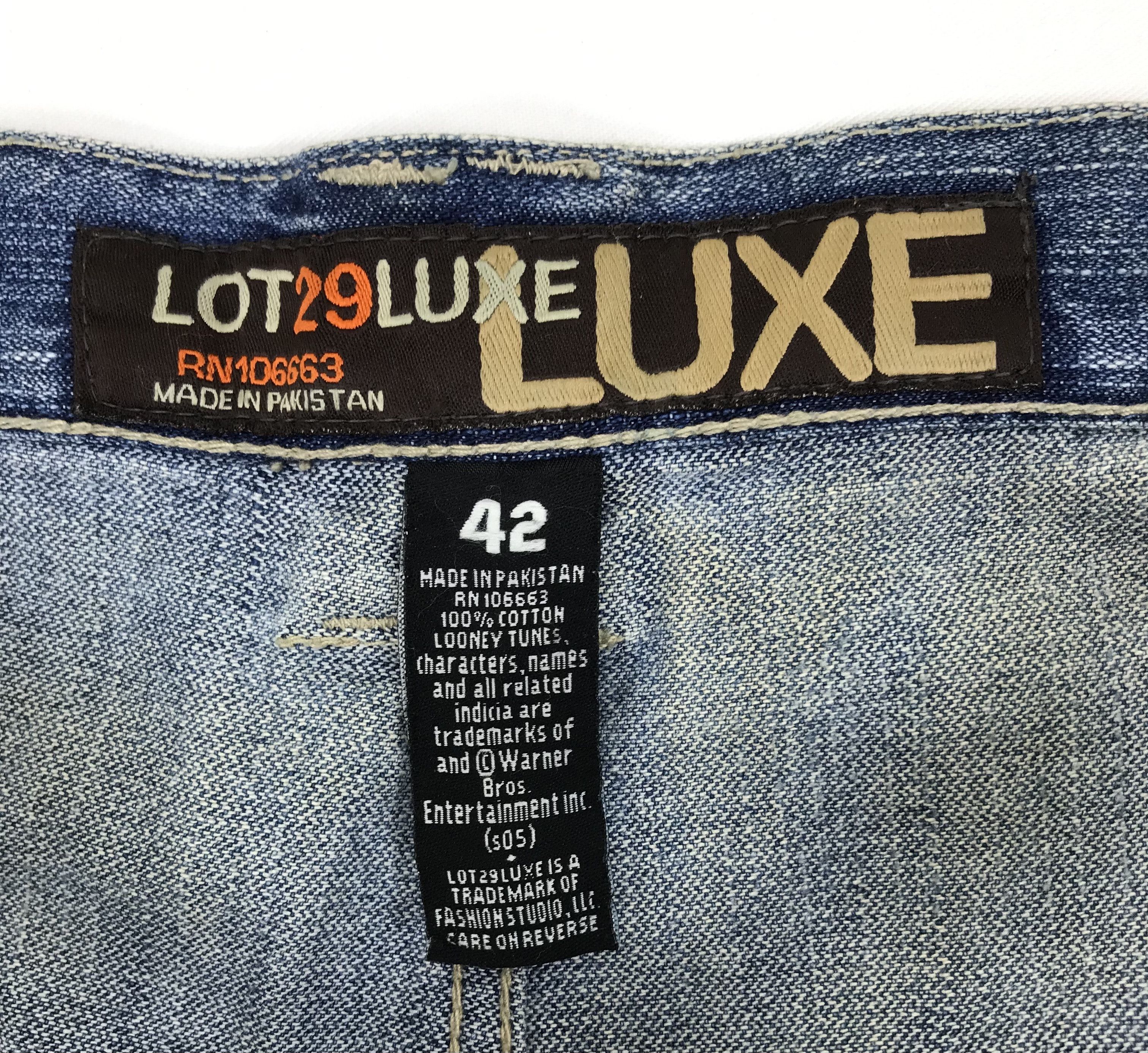 Cartoon Network Vintage Lot29 Luxe x Looney Tunes Double Knee Baggy Jeans Size US 42 / EU 58 - 13 Thumbnail