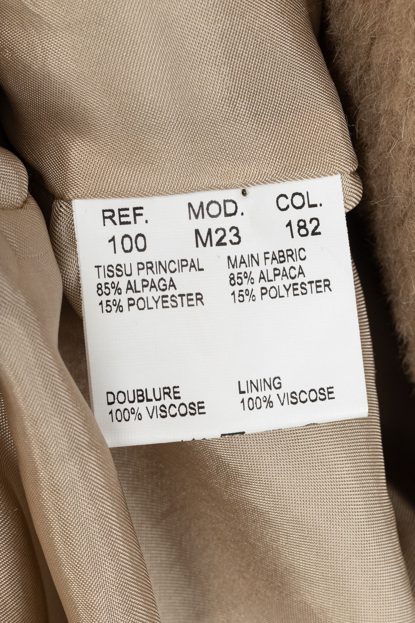 Carven Carven PF15 Camel Alpaca Shearling Double-Breasted Coat Size L / US 10 / IT 46 - 9 Thumbnail