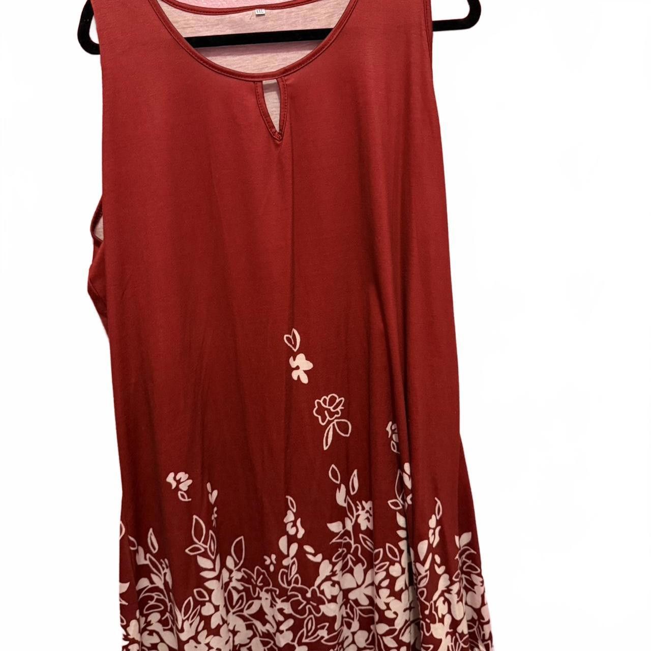 Designer Elegant Floral Sleeveless Top Size M / US 6-8 / IT 42-44 - 1 Thumbnail