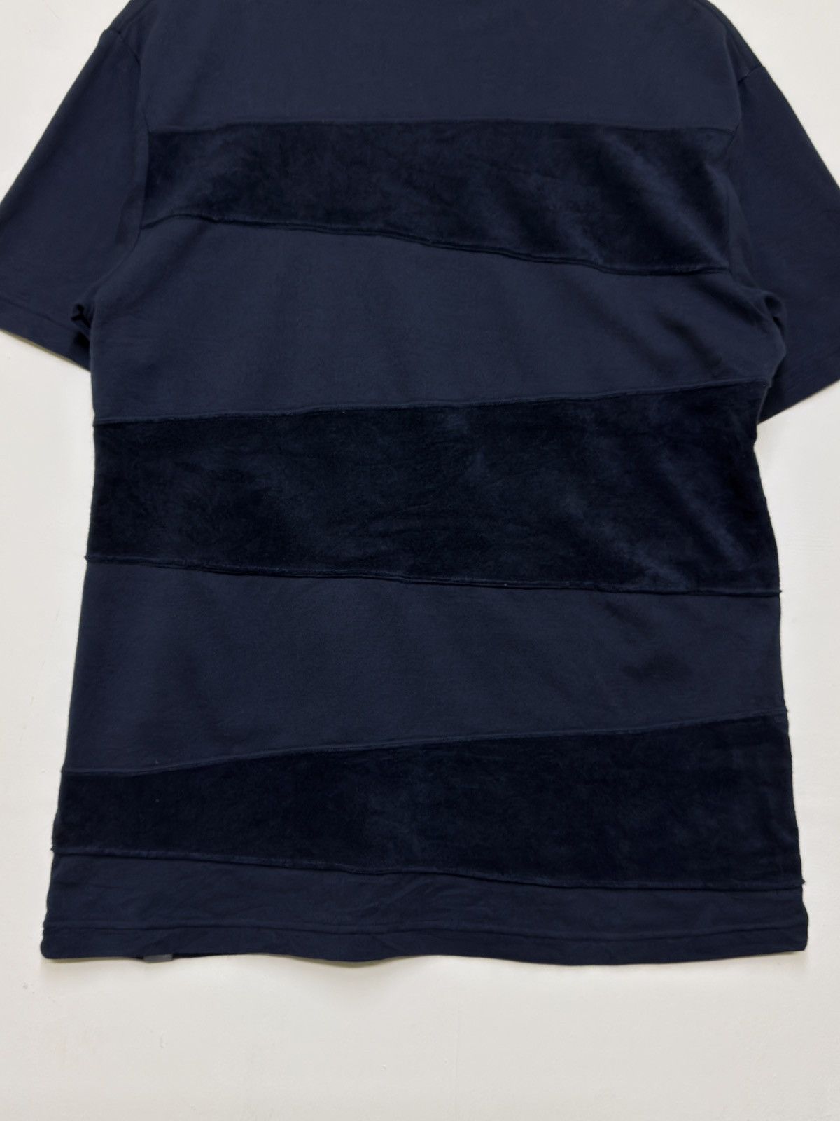 Helly Hansen Vintage Helly Hansen Patchwork Stripe Textured Short Sleeve Size US M / EU 48-50 / 2 - 12 Thumbnail