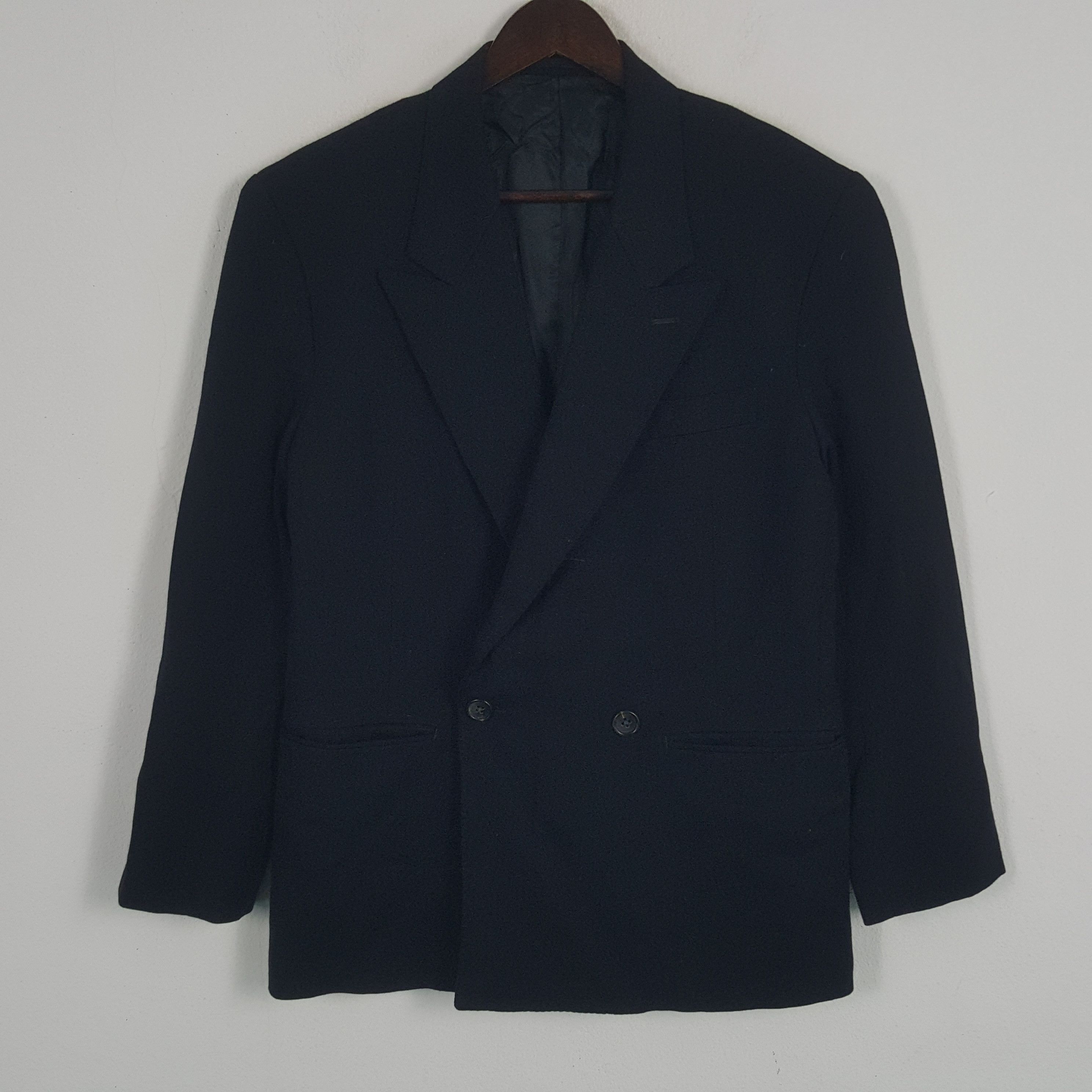 Vintage × Y's for Men × Yohji Yamamoto Vintage Ys For Men by Yohji Yamamoto Blazer Coat Size US S / EU 44-46 / 1 - 1 Thumbnail