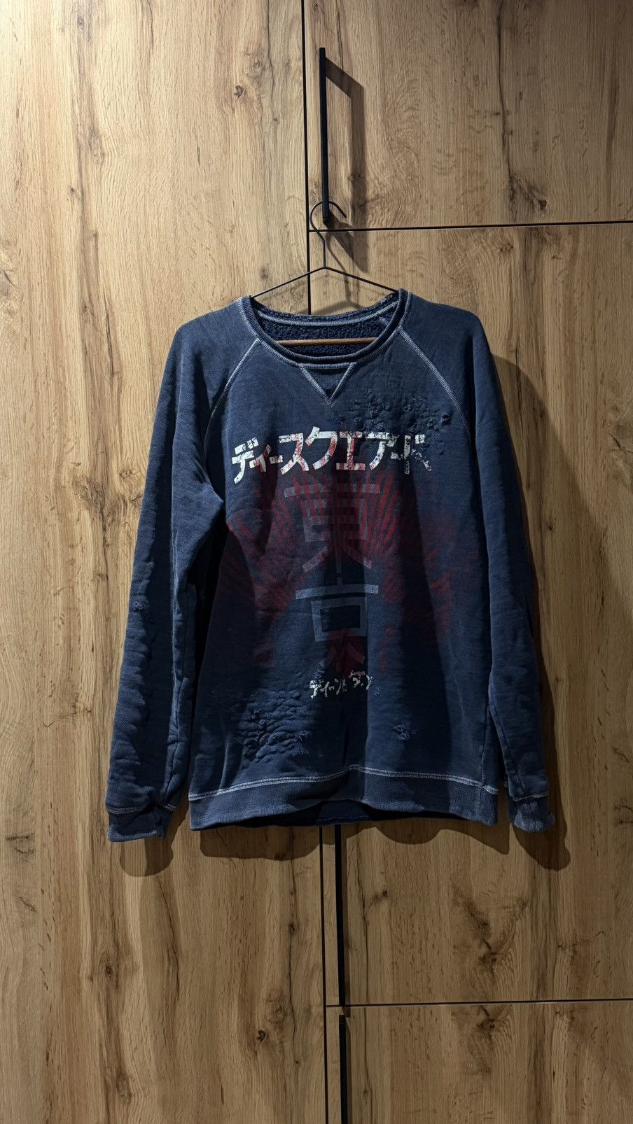 Dsquared2 DSQUARED 2 DISTRESSED JAPAN CREWNECK SWEATSHIRT Size US L / EU 52-54 / 3 - 1 Thumbnail