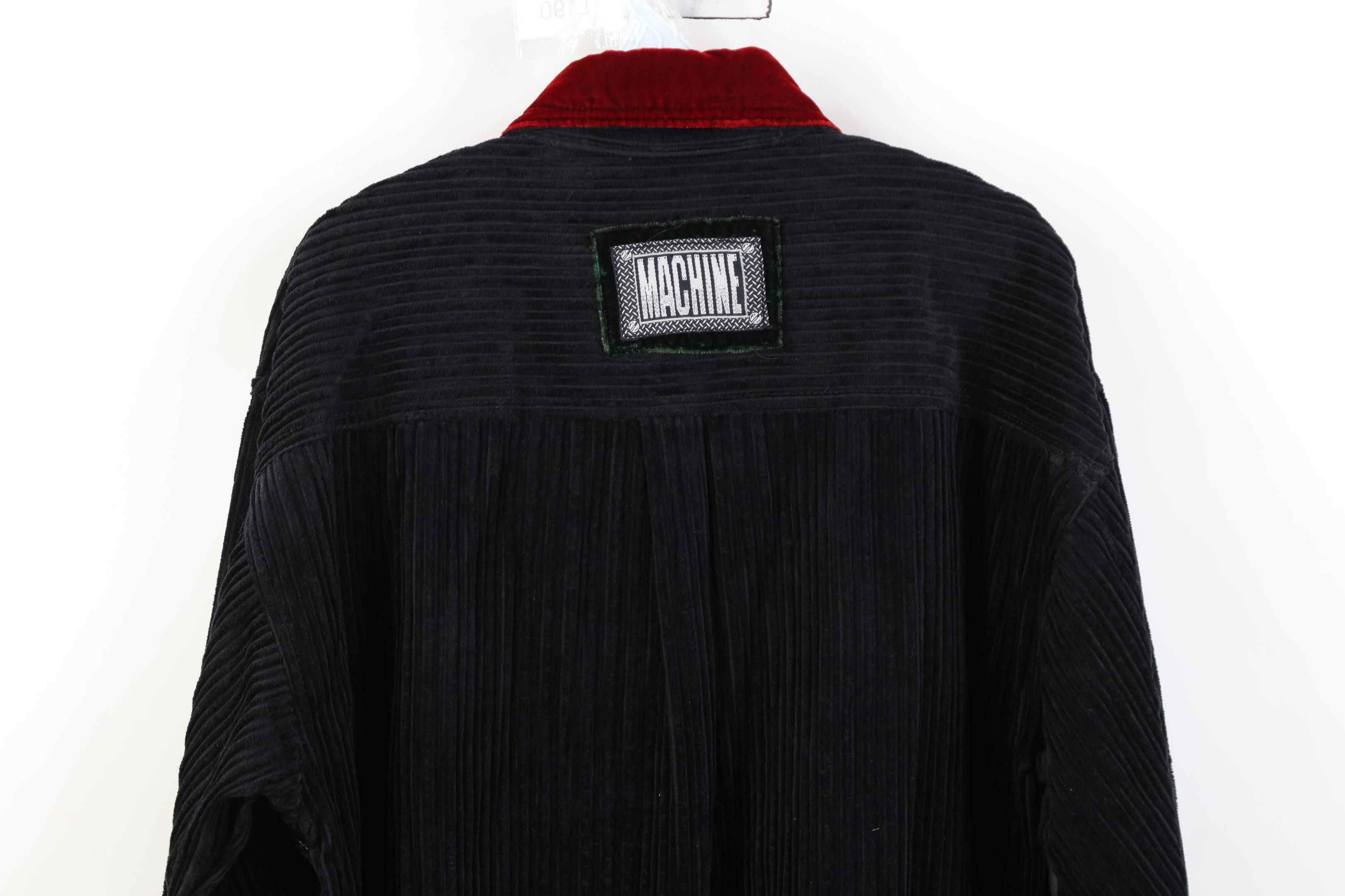 Vintage Deadstock Vintage 90s Streetwear Corduroy Button Shirt Size US L / EU 52-54 / 3 - 11 Thumbnail