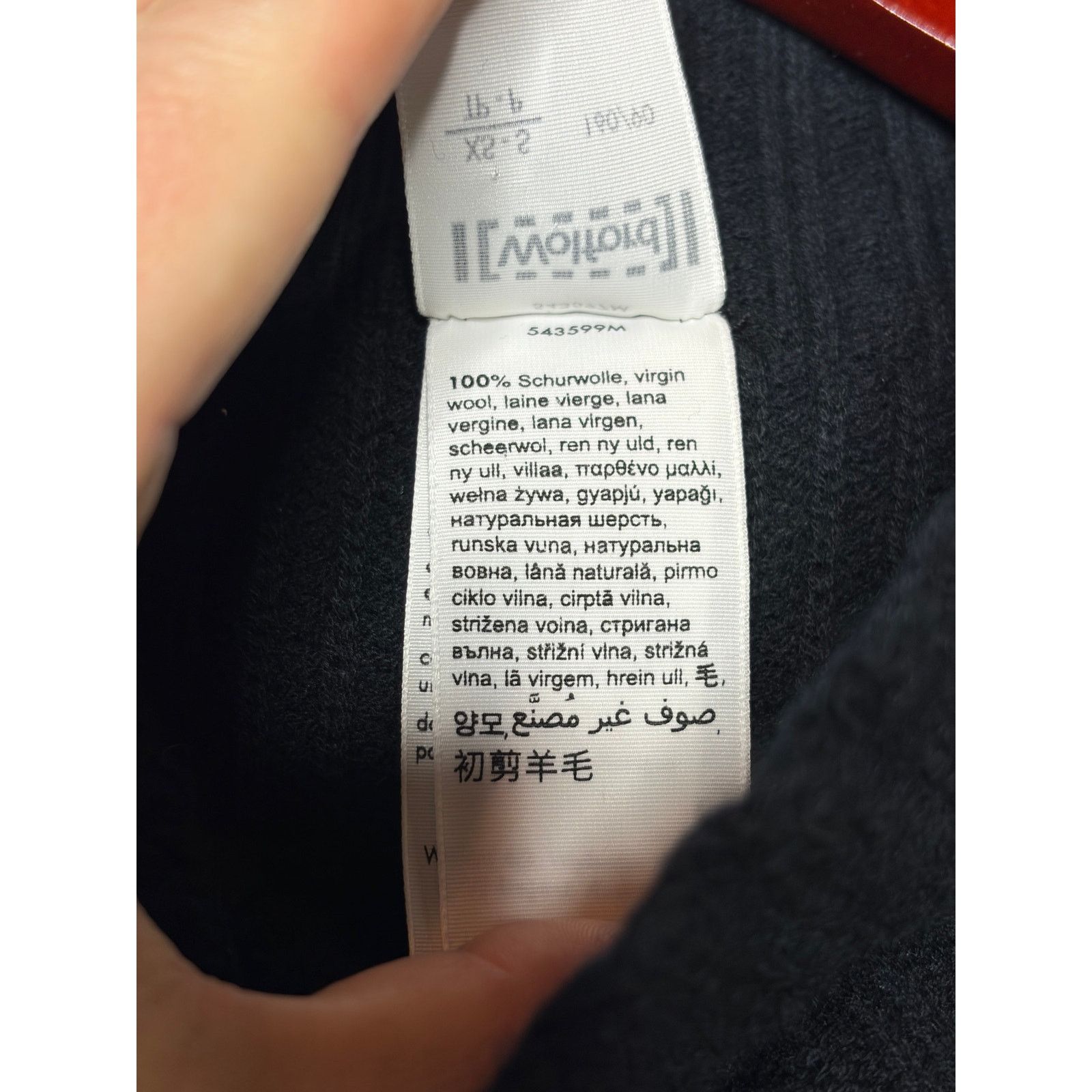 Wolford Wolford Black 100% virgin wool turtleneck sweater sz XS/S Size S / US 4 / IT 40 - 5 Thumbnail