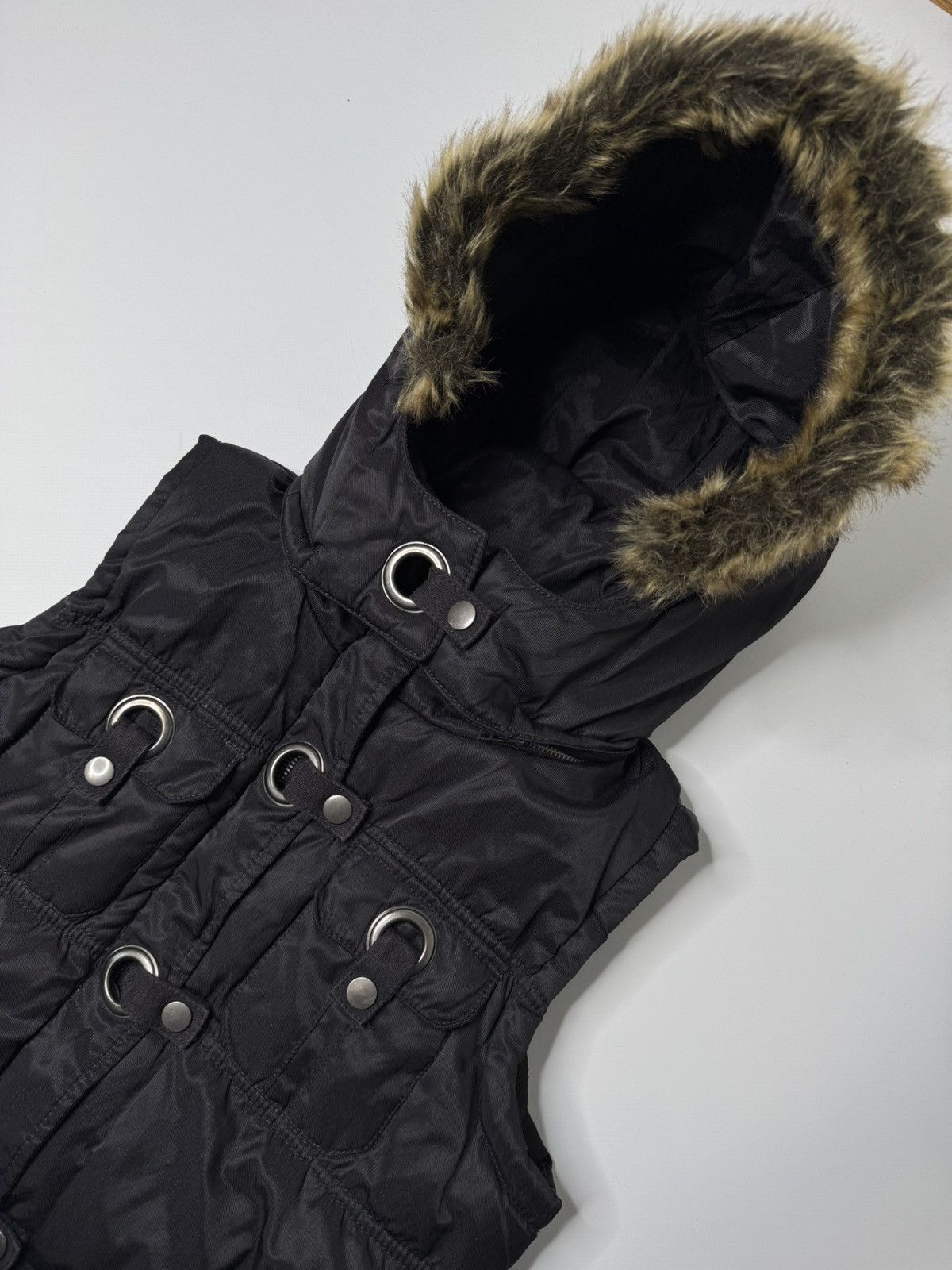 Vintage Vintage avant garde archive fur vest y2k 00s swag drip skate Size S / US 4 / IT 40 - 2 Thumbnail