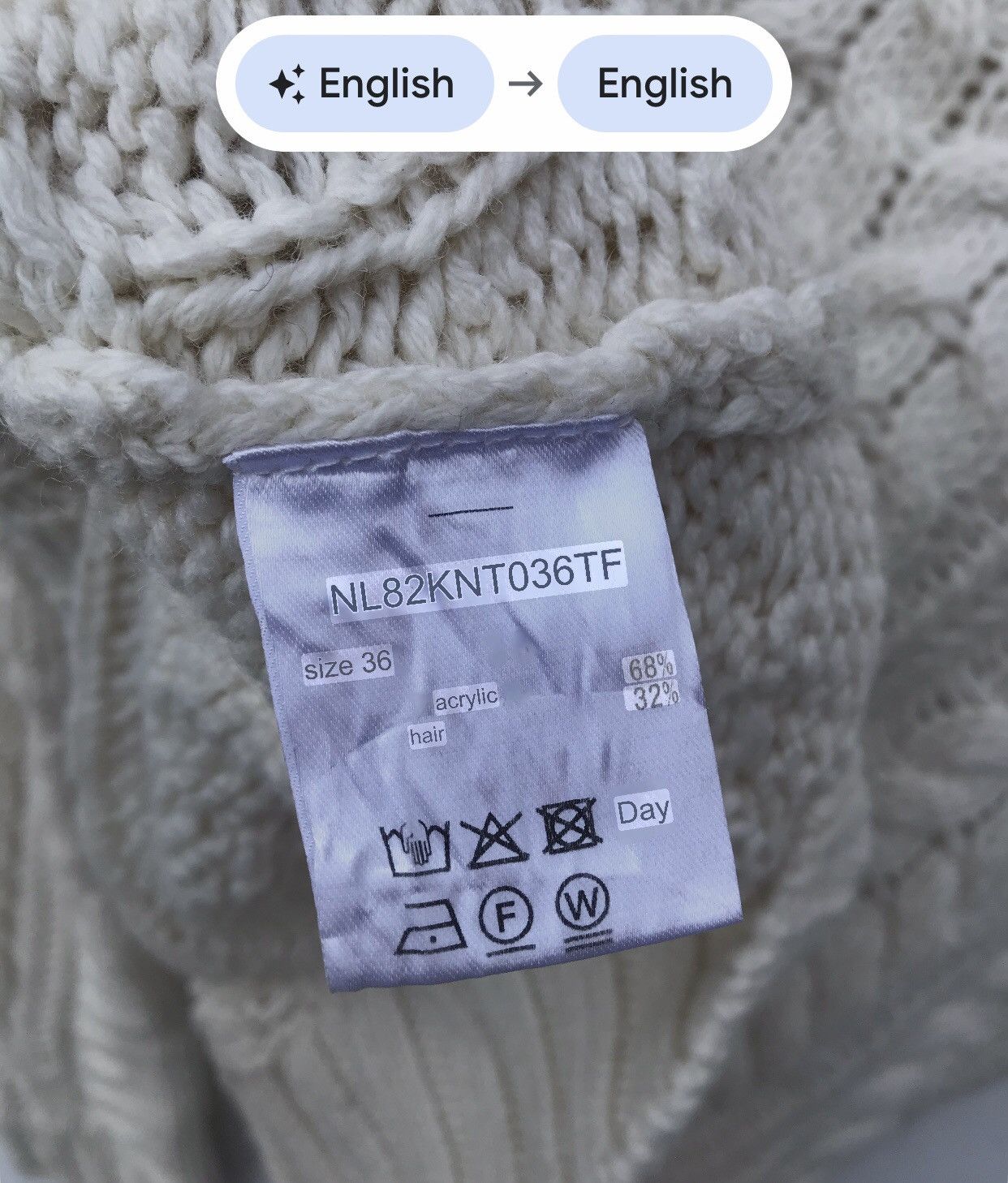NANO universe Nano Universe Cropped Acrylic Knitwear Pullover Size M / US 6-8 / IT 42-44 - 8 Thumbnail