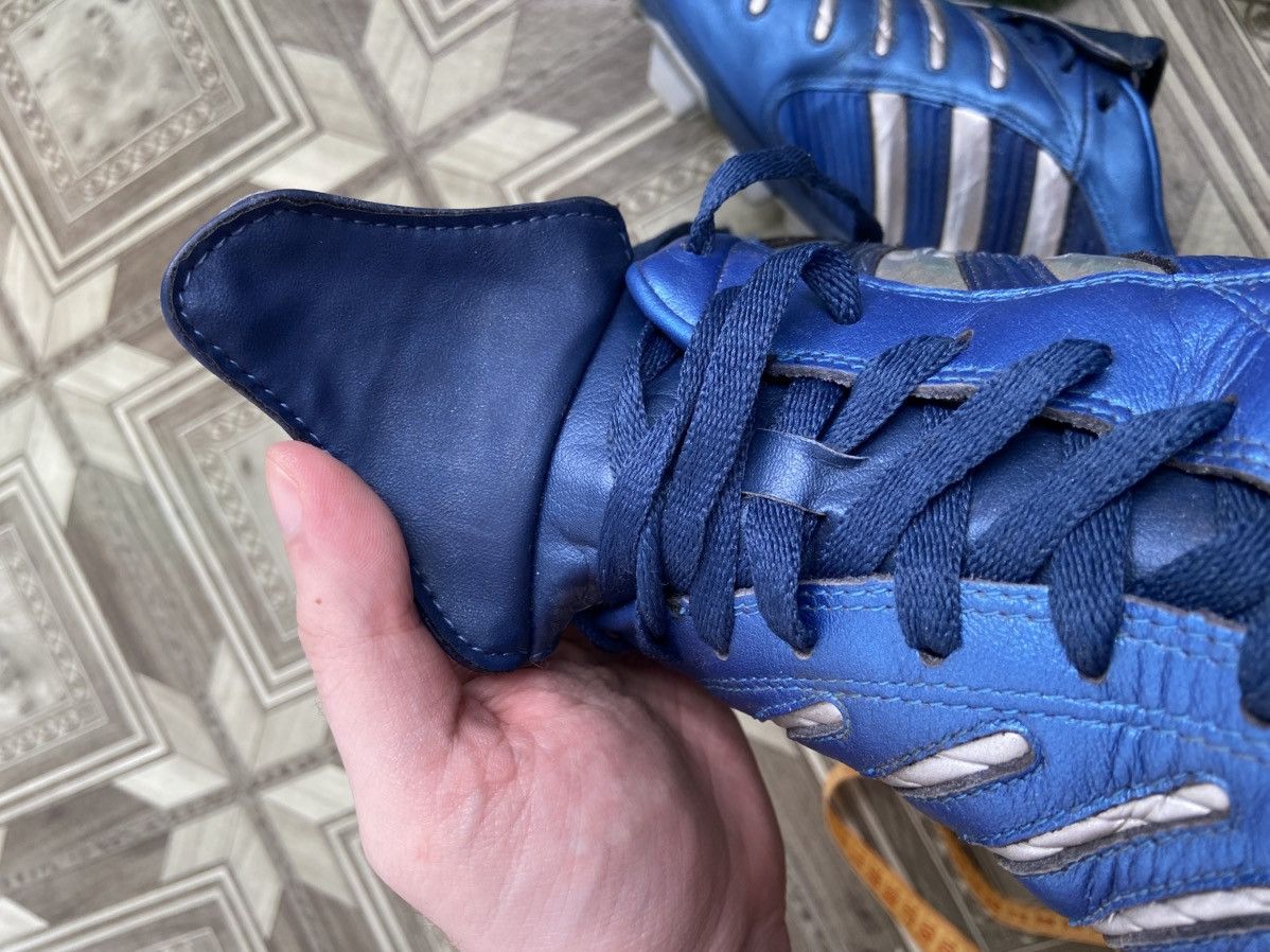 Adidas × Vintage Vintage 2005 Adidas Predator Absolute TRX FG (Blue/Silver) Size US 10 / EU 43 - 16 Thumbnail