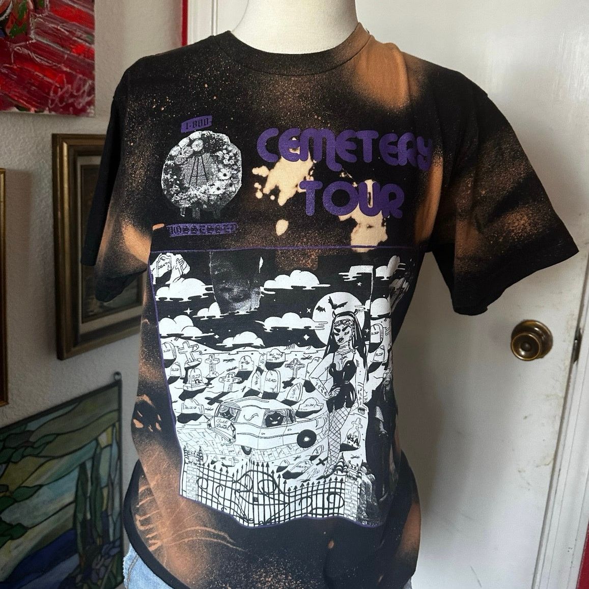 Gildan gildan cemetary tour bleach shirt Size M / US 6-8 / IT 42-44 - 2 Thumbnail