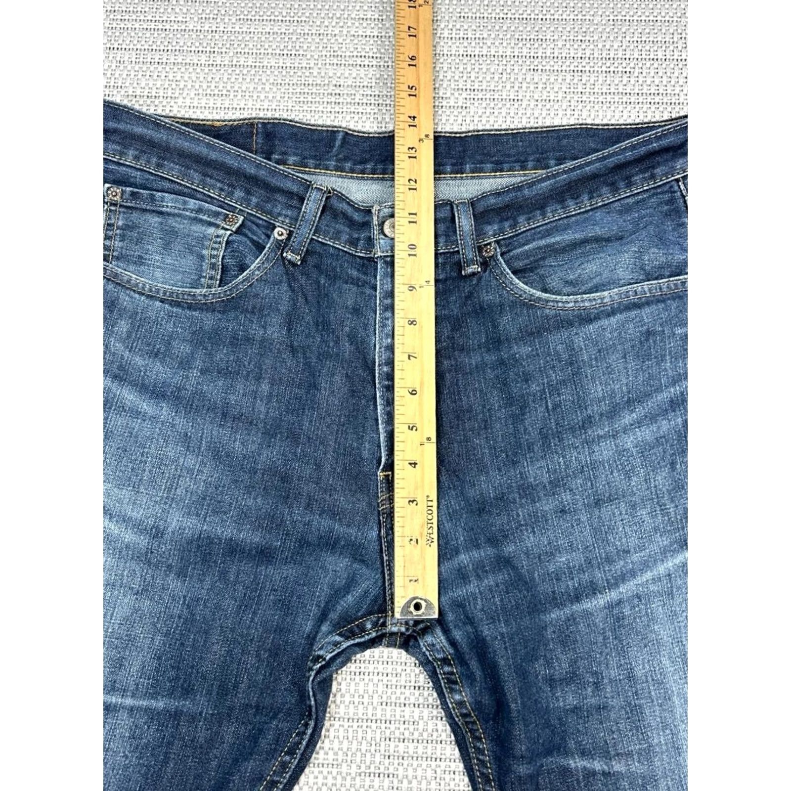 Levi's Levi's 505 Jeans Women 36 Blue Denim Mid Rise Straight 36x31 Cotton Logo Button Zipper Vintage No Size 25" / US 0 / IT 36 - 5 Thumbnail