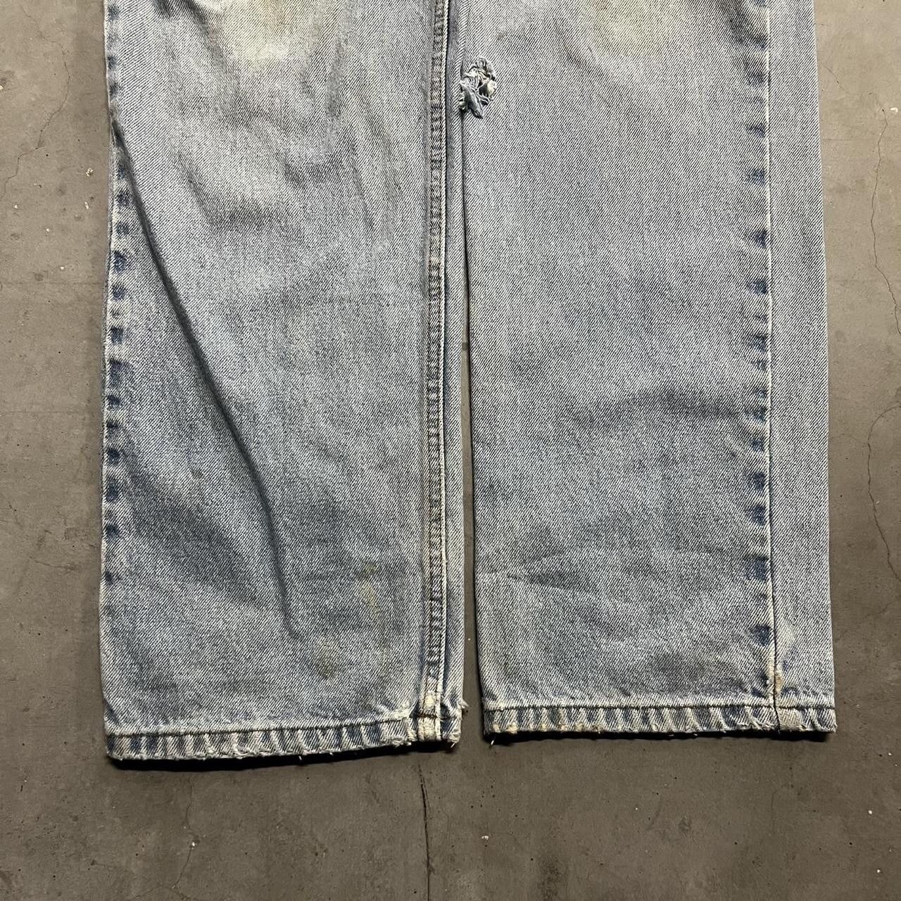Japanese Brand × Vintage Vintage Y2K Skater Style Streetwear Light Wash Denim Jeans! Size US 32 / EU 48 - 5 Thumbnail