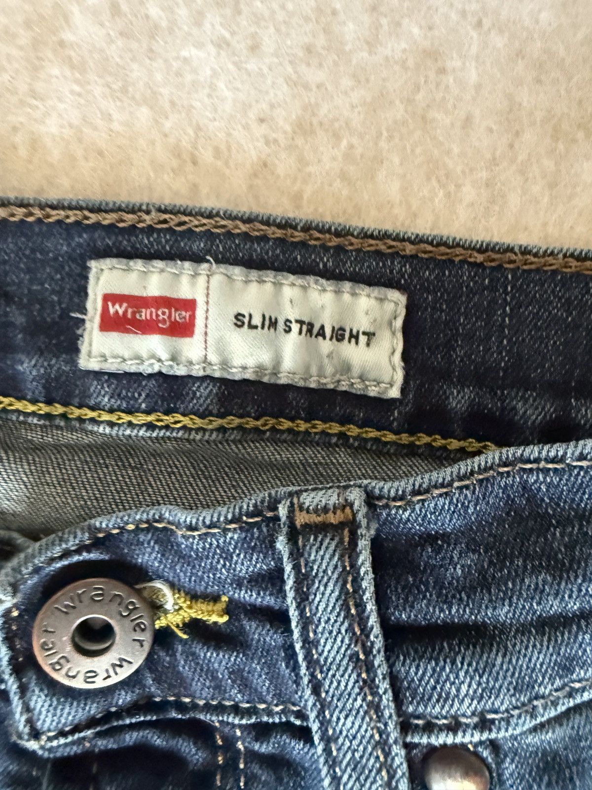 Wrangler Wrangler slim straight jeans men’s 30 x 30 Size US 30 / EU 46 - 5 Thumbnail