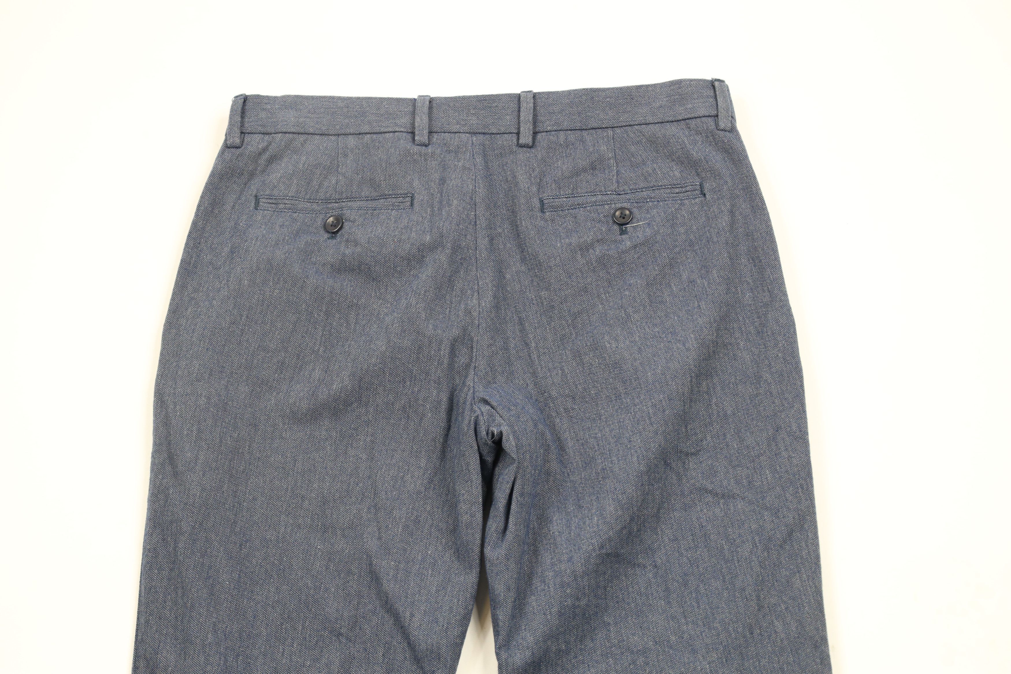 Banana Republic × Vintage Banana Republic Straight Leg Chino Pants Trousers Blue Size US 32 / EU 48 - 9 Thumbnail
