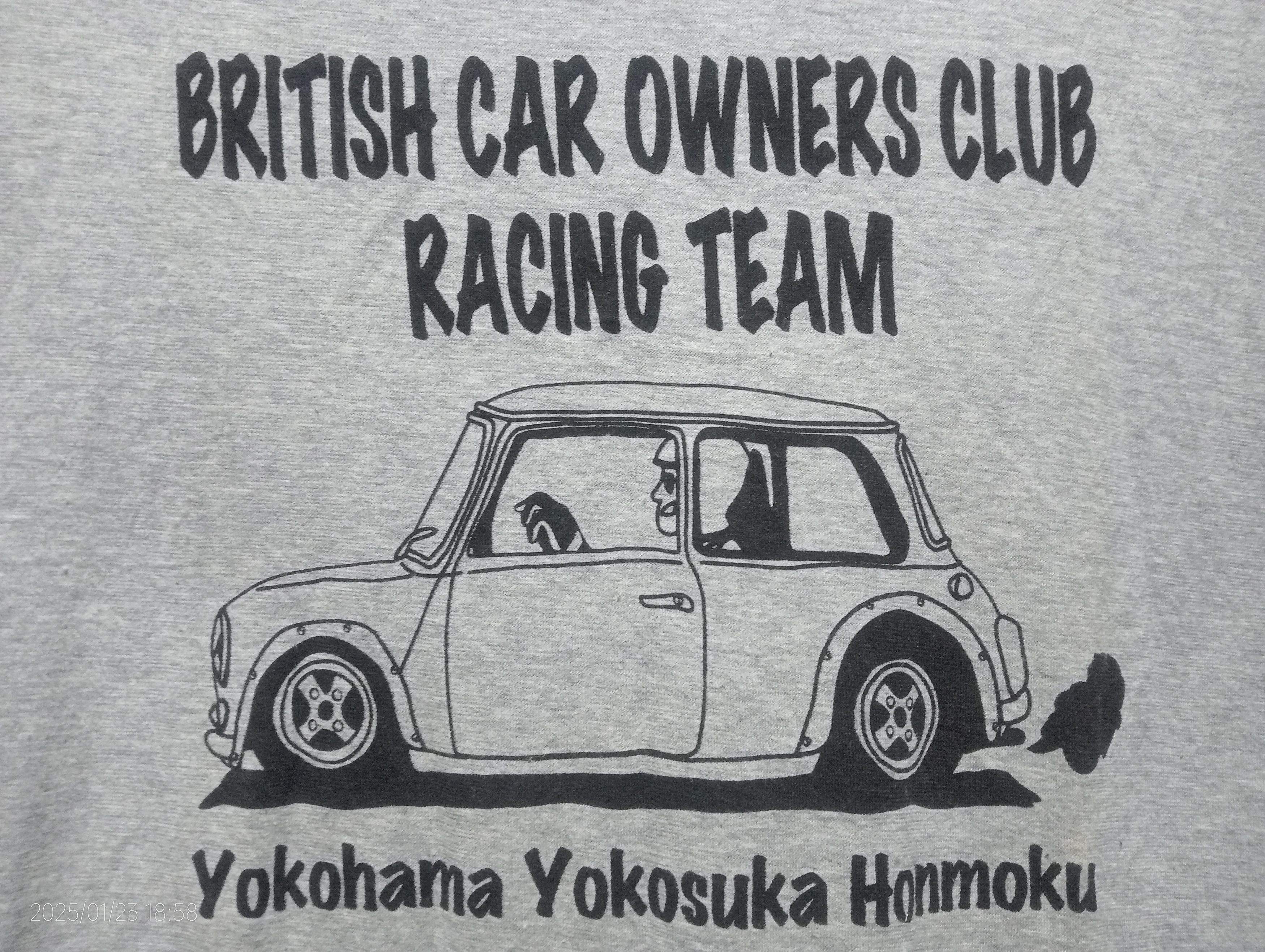 Japanese Brand Vintage British Car Owners Club Racing Team Ringer Tee Size US M / EU 48-50 / 2 - 9 Thumbnail