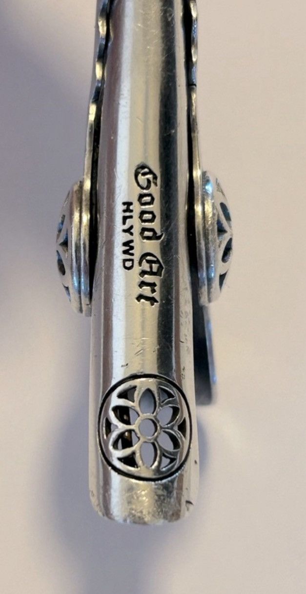GOOD ART HLYWD Good Art Hlywood Silver 925 BIG Alligator Hair Clip 4.75” Size ONE SIZE - 5 Thumbnail