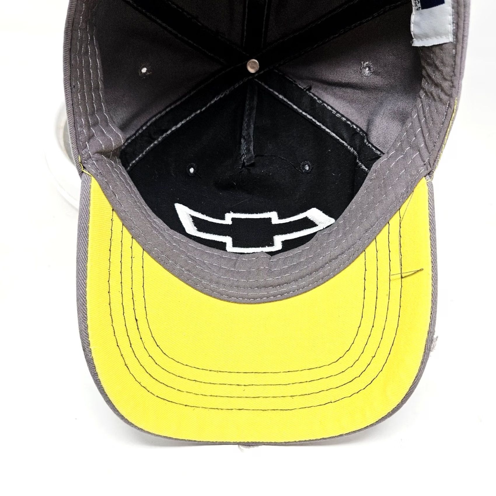 Logo 7 Chevrolet Hat Cap Baseball Strap Back One Size Gray Black Mens Bowtie Logo Size ONE SIZE - 7 Thumbnail