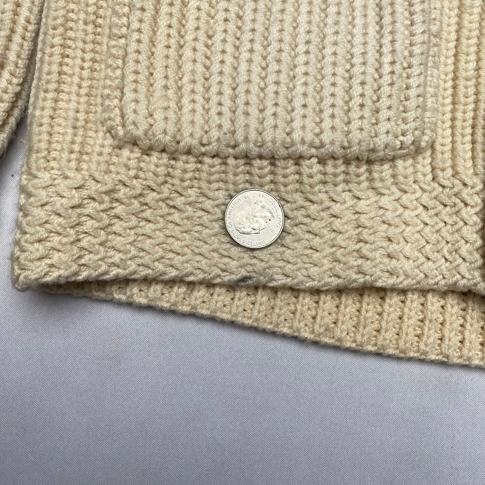 RRL Ralph Lauren RRL Double RL Wool Shawl Collar Chunky Knit Cardigan XS Size US XS / EU 42 / 0 - 12 Thumbnail