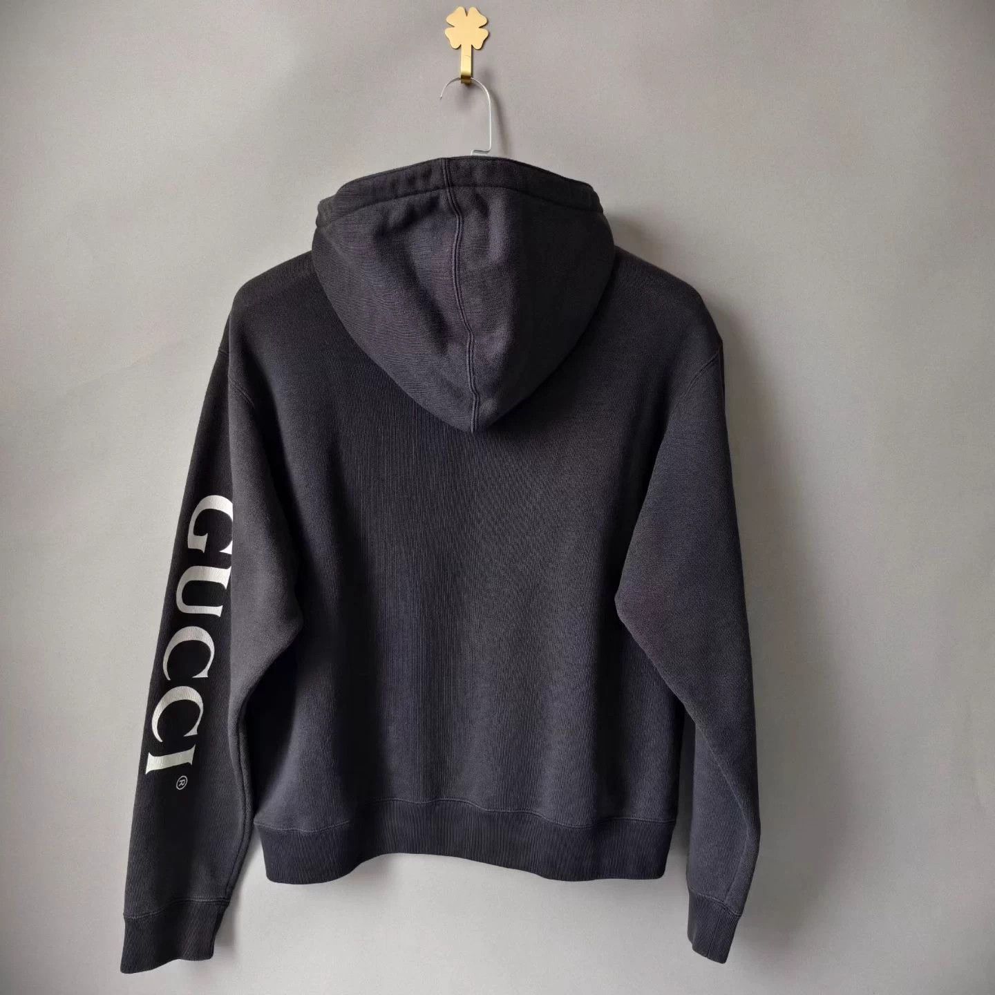 Gucci GUCCI logo print hoodie men's black size S Size US S / EU 44-46 / 1 - 2 Thumbnail