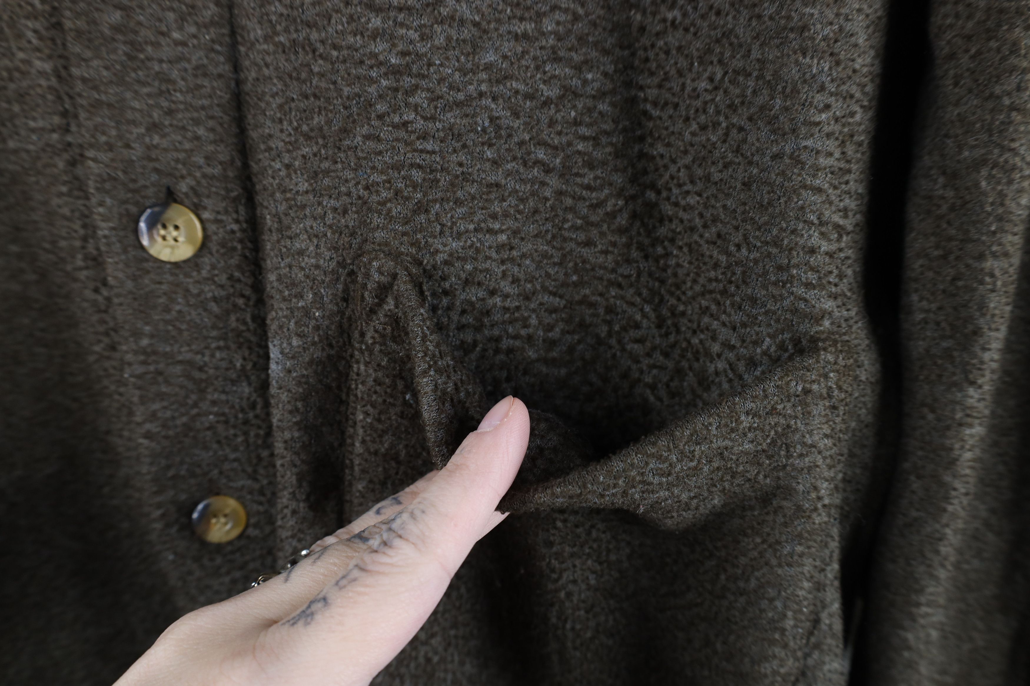 Vintage Vintage 90s Streetwear Fleece Collared Button Shirt Size US XXL / EU 58 / 5 - 6 Thumbnail