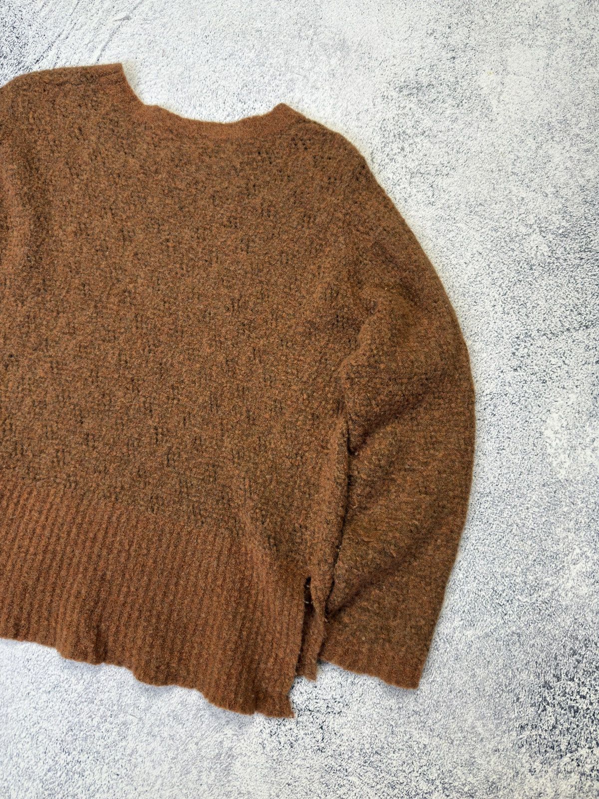 OSKA OSKA Premium Virgin Wool Knit Rich Brown Sweater Size M / US 6-8 / IT 42-44 - 12 Thumbnail