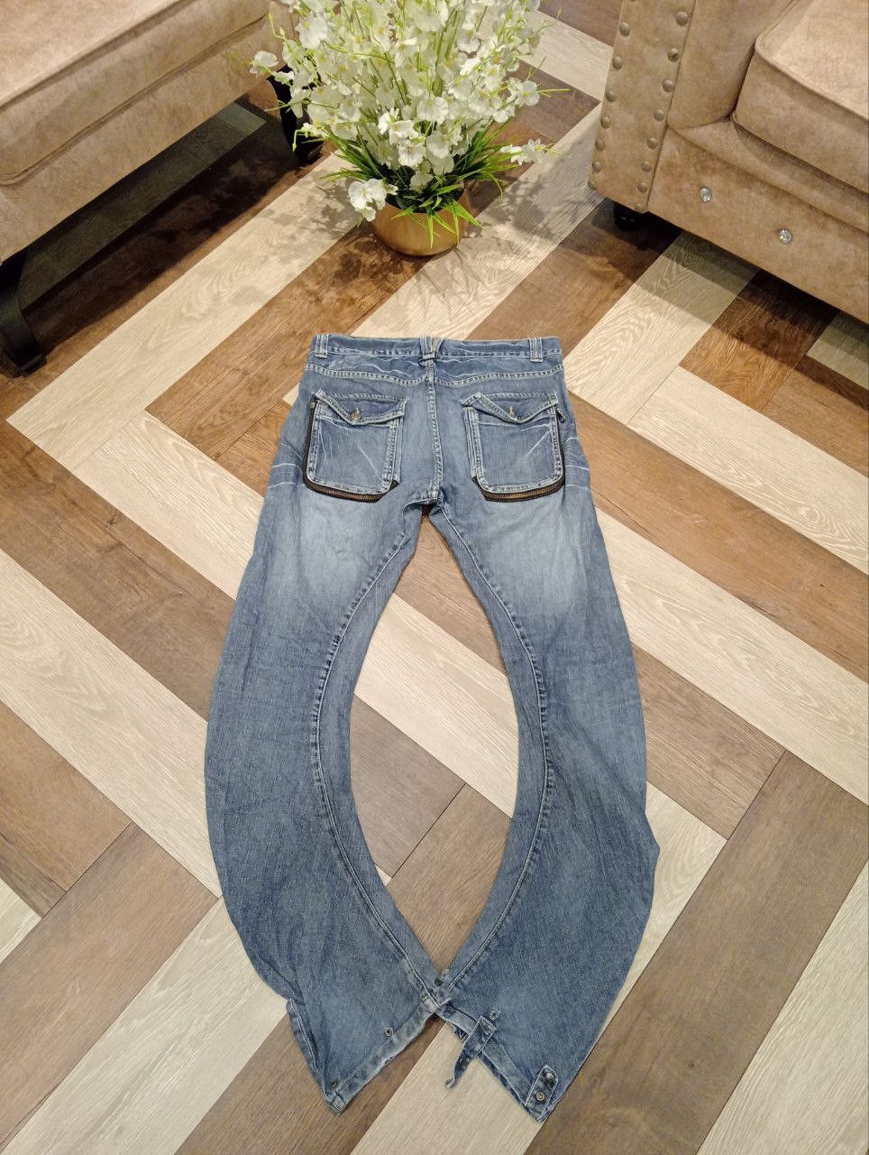 PPFM PPFM JAPAN VINTAGE CURVE JEANS - SIZE M Size US 33 - 9 Thumbnail