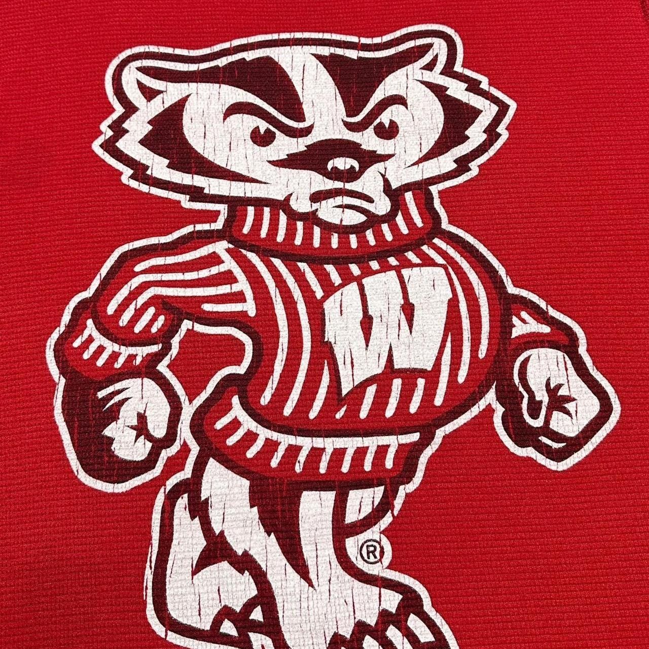 NCAA × Vintage Vintage University of Wisconsin Waffle Knit Long Sleeve Shir Size US L / EU 52-54 / 3 - 4 Thumbnail
