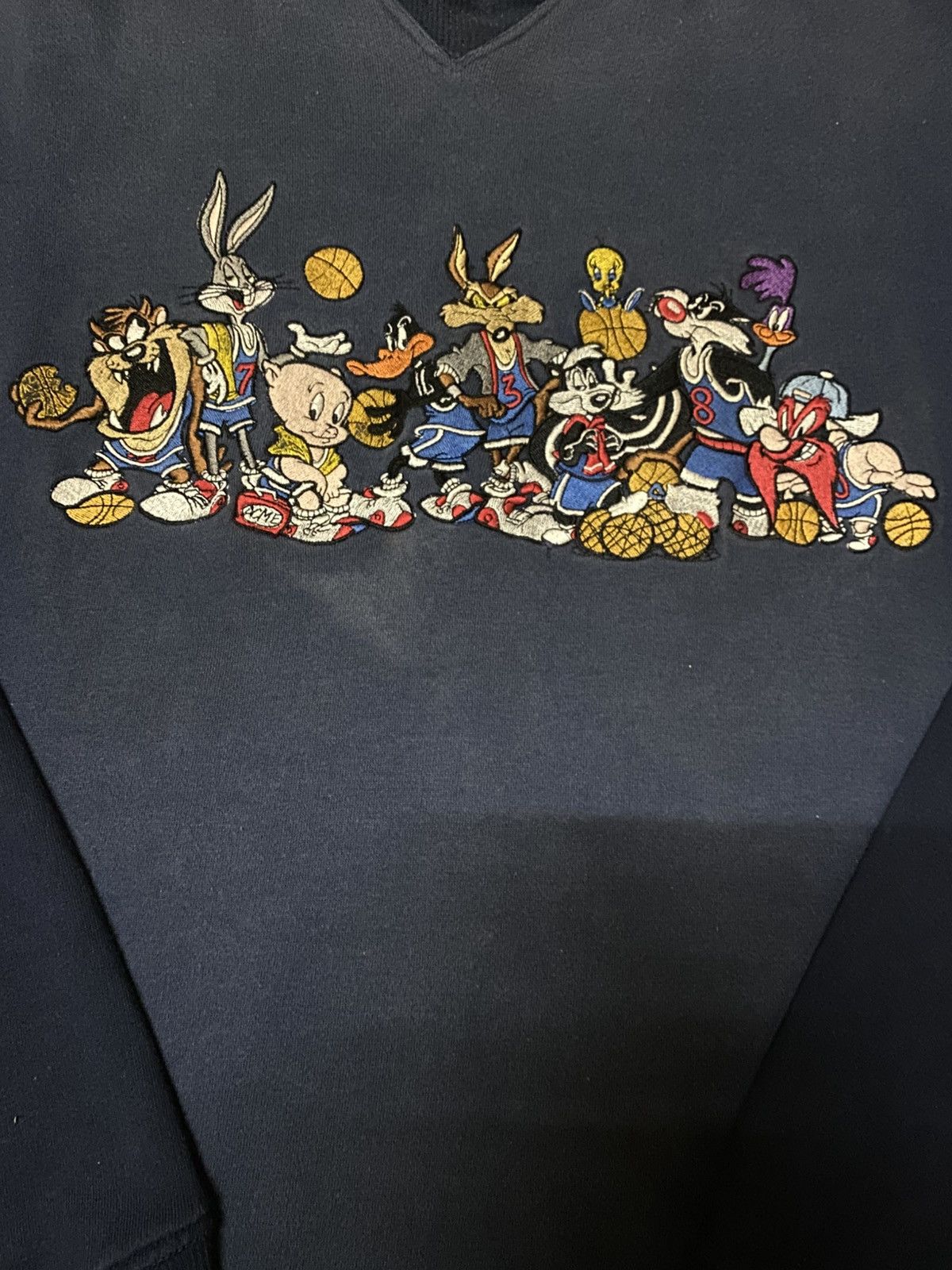 Warner Bros Vintage 1991 Warnes Bros Tazmania Bugs Bunny Etc Sweatshirt Size US XL / EU 56 / 4 - 5 Thumbnail