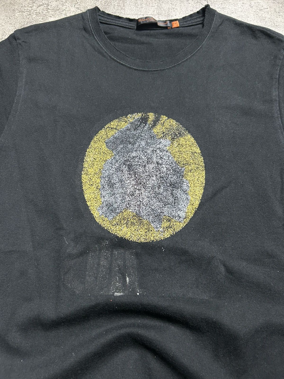 Undercover 2000s Undercover Grapich Black Tee Exposed Seam Size US S / EU 44-46 / 1 - 2 Thumbnail