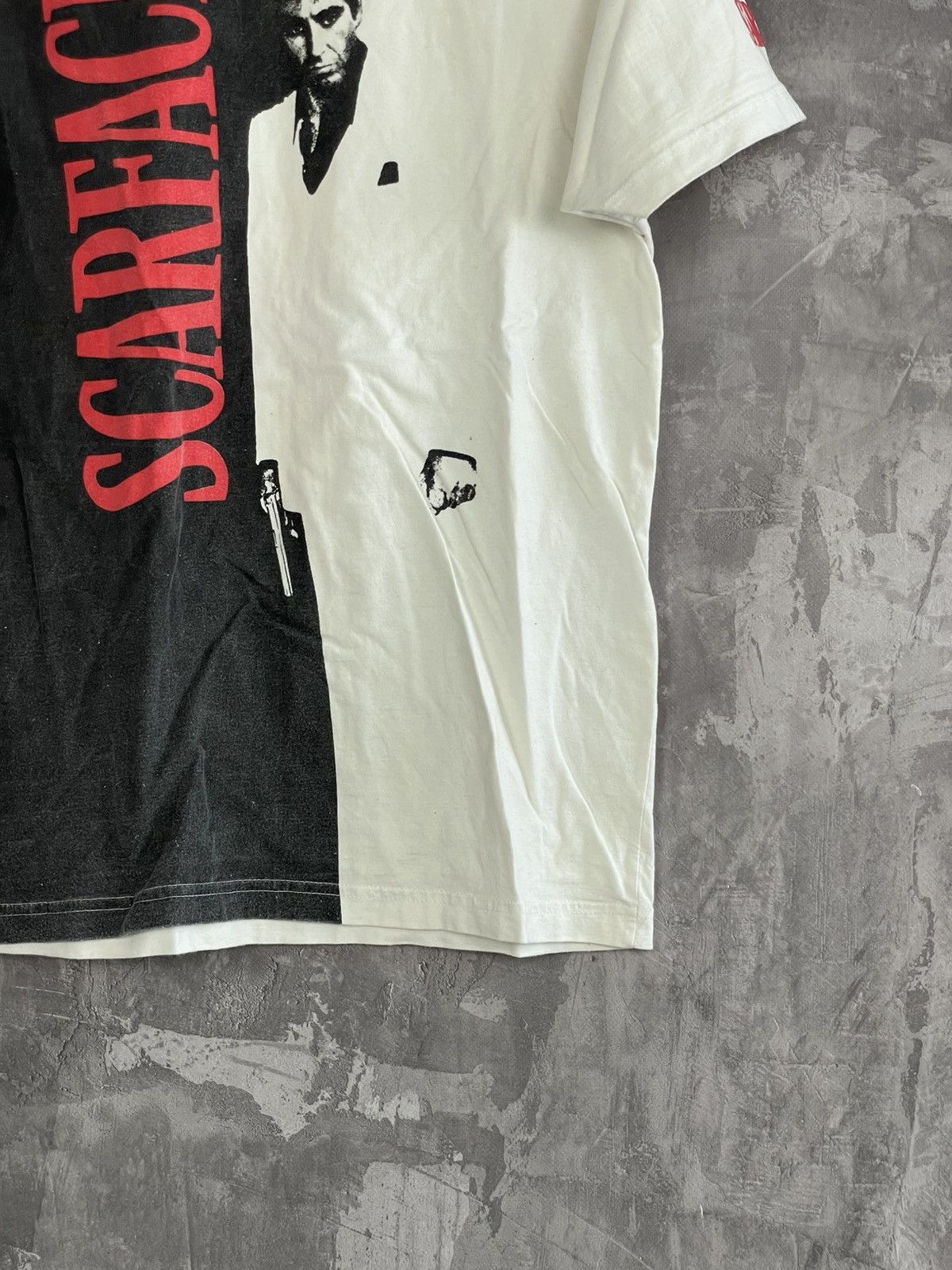 Vintage Vintage Scarface 2 Sides Tony Montana T-shirt Size US S / EU 44-46 / 1 - 6 Thumbnail