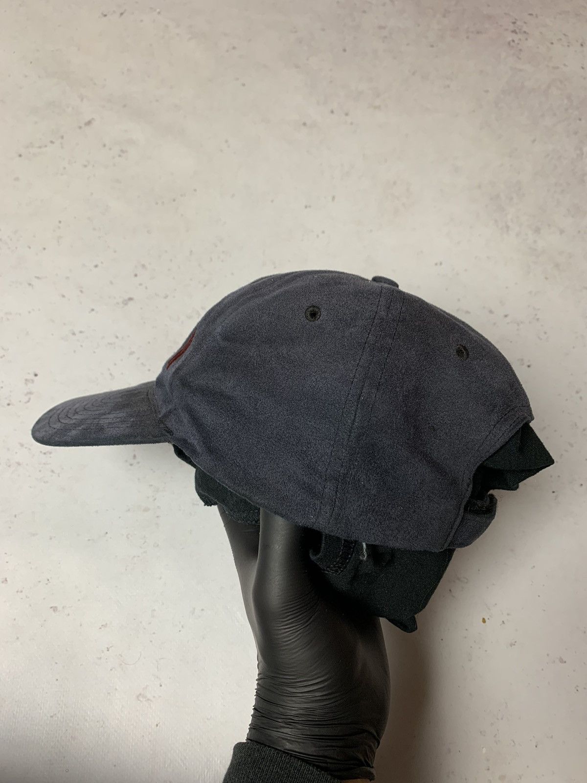 Jordan Brand Vintage 90's Jordan Brand Velour Big Logo Y2K Cap Size ONE SIZE - 4 Thumbnail