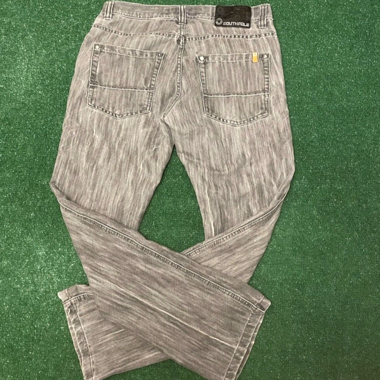 Southpole VINTAGE Southpole Baggy Grunge Jeans VTG Mens 34 Dark Wash 34X32 Wide-Leg Skater Hip Hop Y2K Size US 34 / EU 50 - 3 Thumbnail