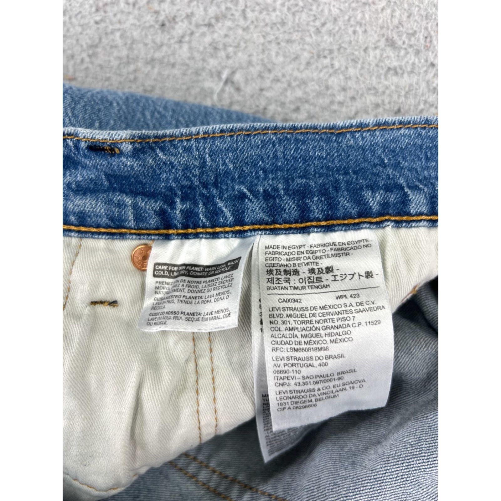 Levi's Levis Jeans Adult 32 Blue Denim 514 Premium Cotton Blend 31x30 Pants Size US 32 / EU 48 - 7 Thumbnail